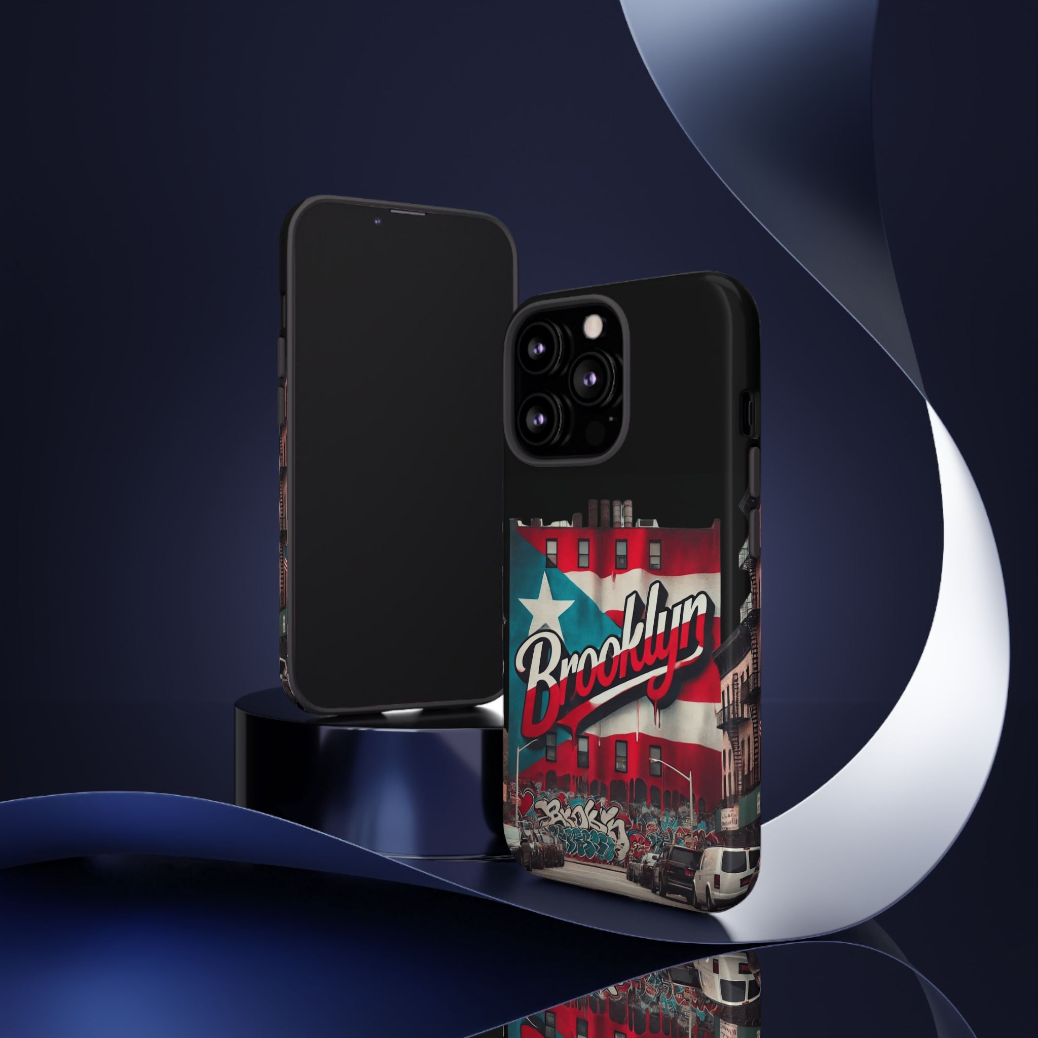 Brooklyn Street Art Phone Case  Urban Graffiti Protective Cover