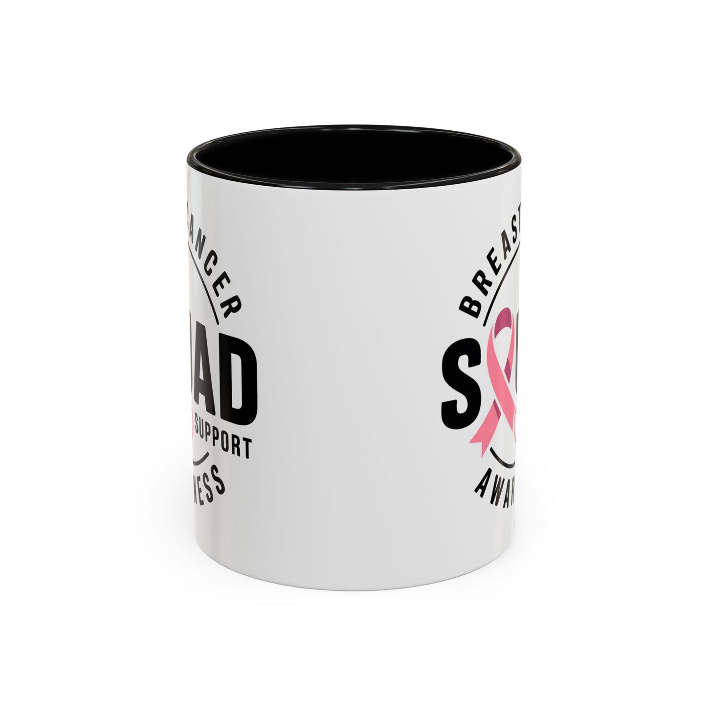Breast Cancer Awareness Coffee Mug - Support Your Squad