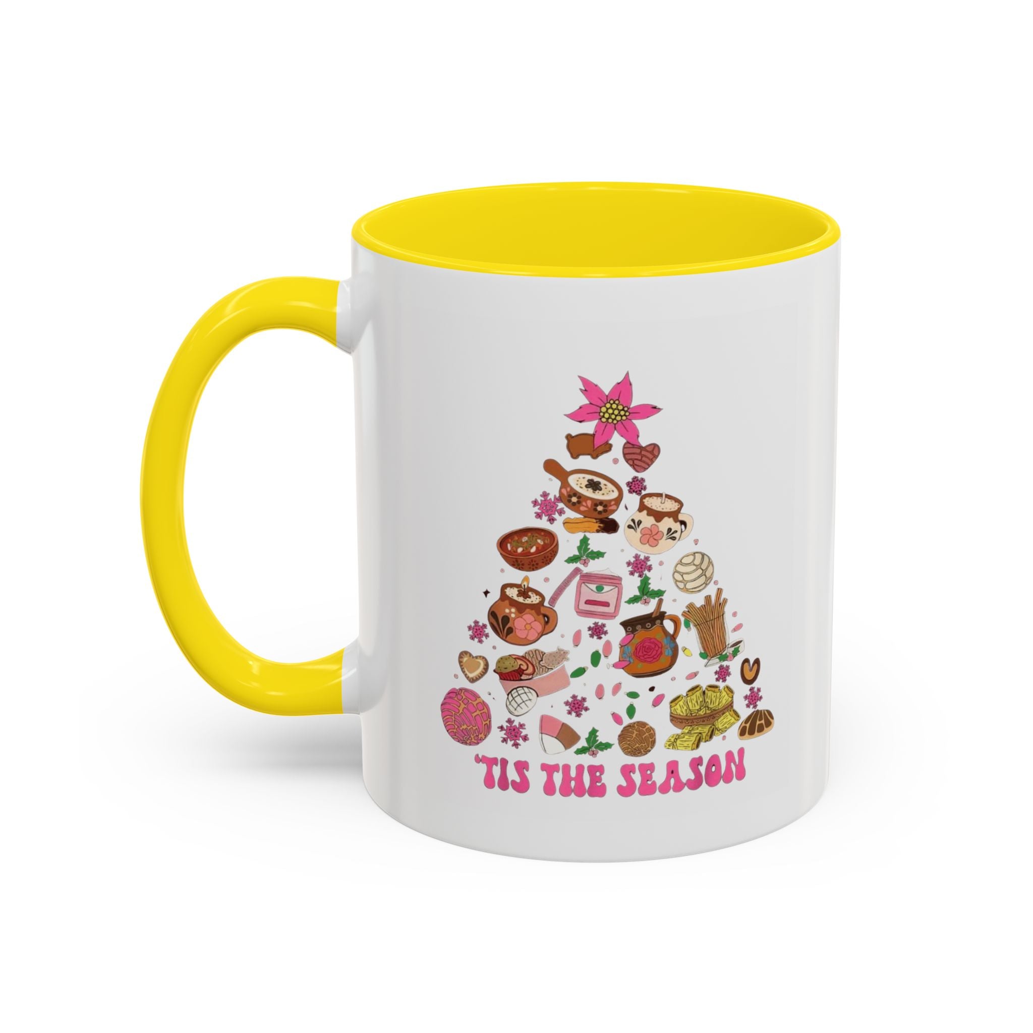 Coffee Mug - 'Tis the Season' Holiday Cookie Tree Accent Mug (11/15oz)