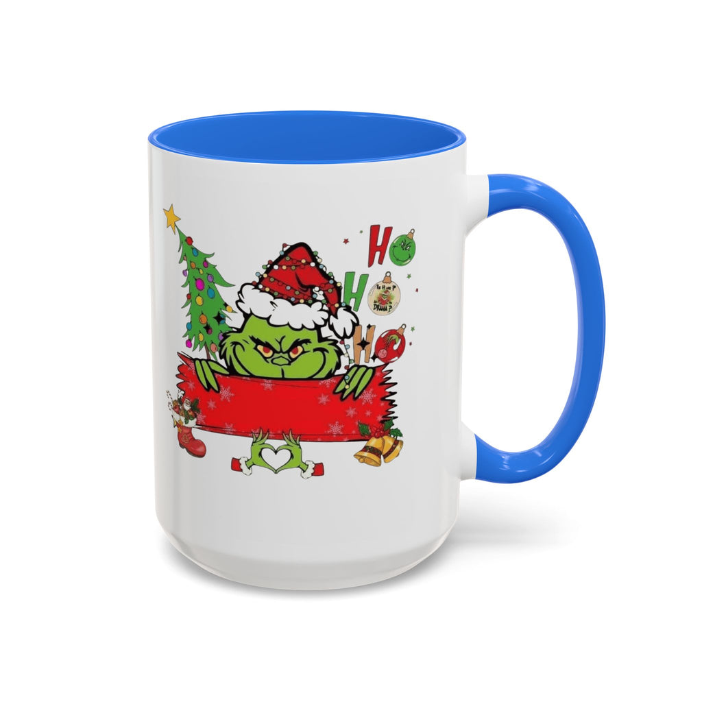 Christmas Grinch Mug (11oz & 15oz)  Funny Holiday Coffee Cup with Grinch Illustration Christmas Mugs Collection!