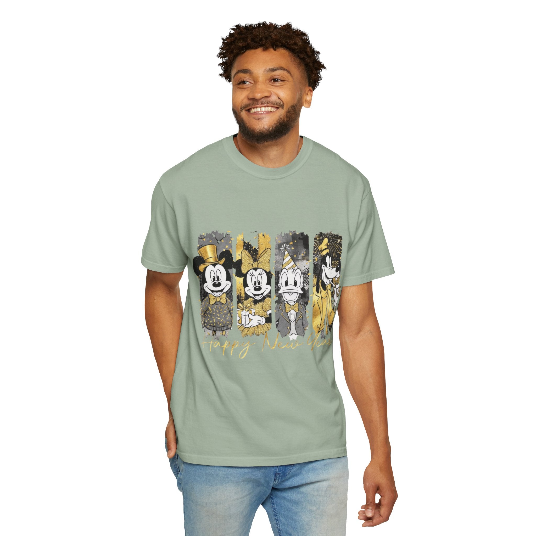 New Year Mickey & Friends T-Shirt  'Happy New Year' Graphic Tee