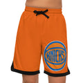 NY-KBasketball Shorts — Orange Athletic Rib Game Shorts