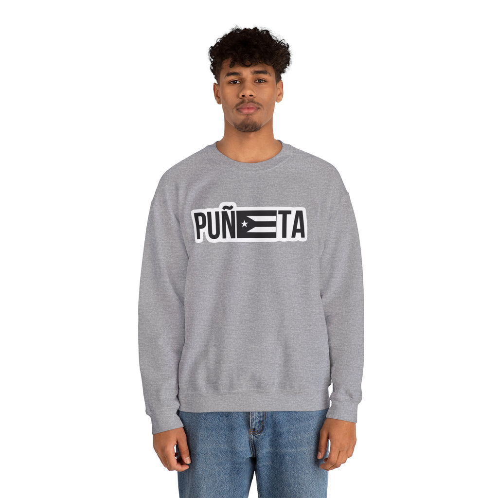 Puñeta Sweatshirt  Puerto Rican Flag Graphic Crewneck