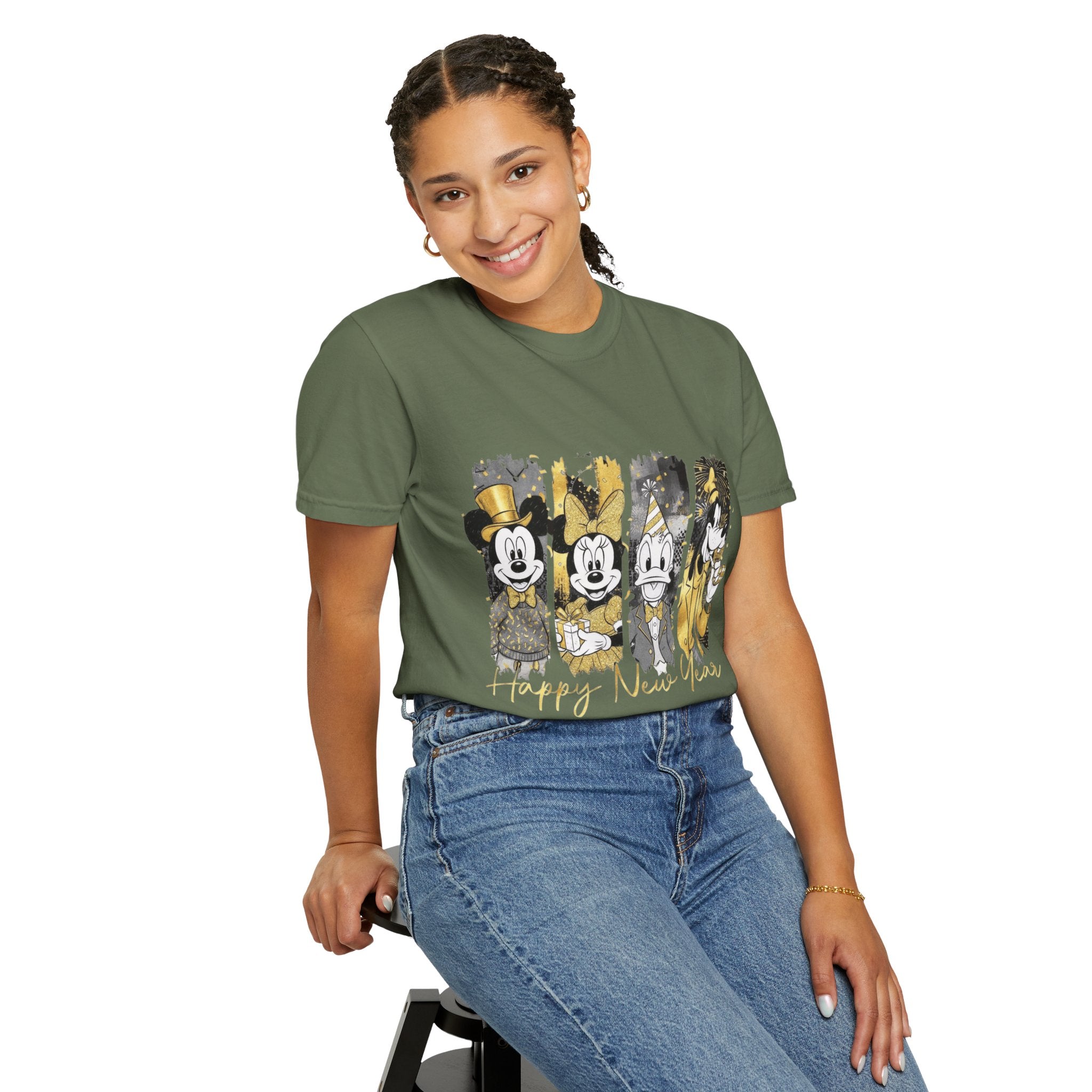 New Year Mickey & Friends T-Shirt  'Happy New Year' Graphic Tee