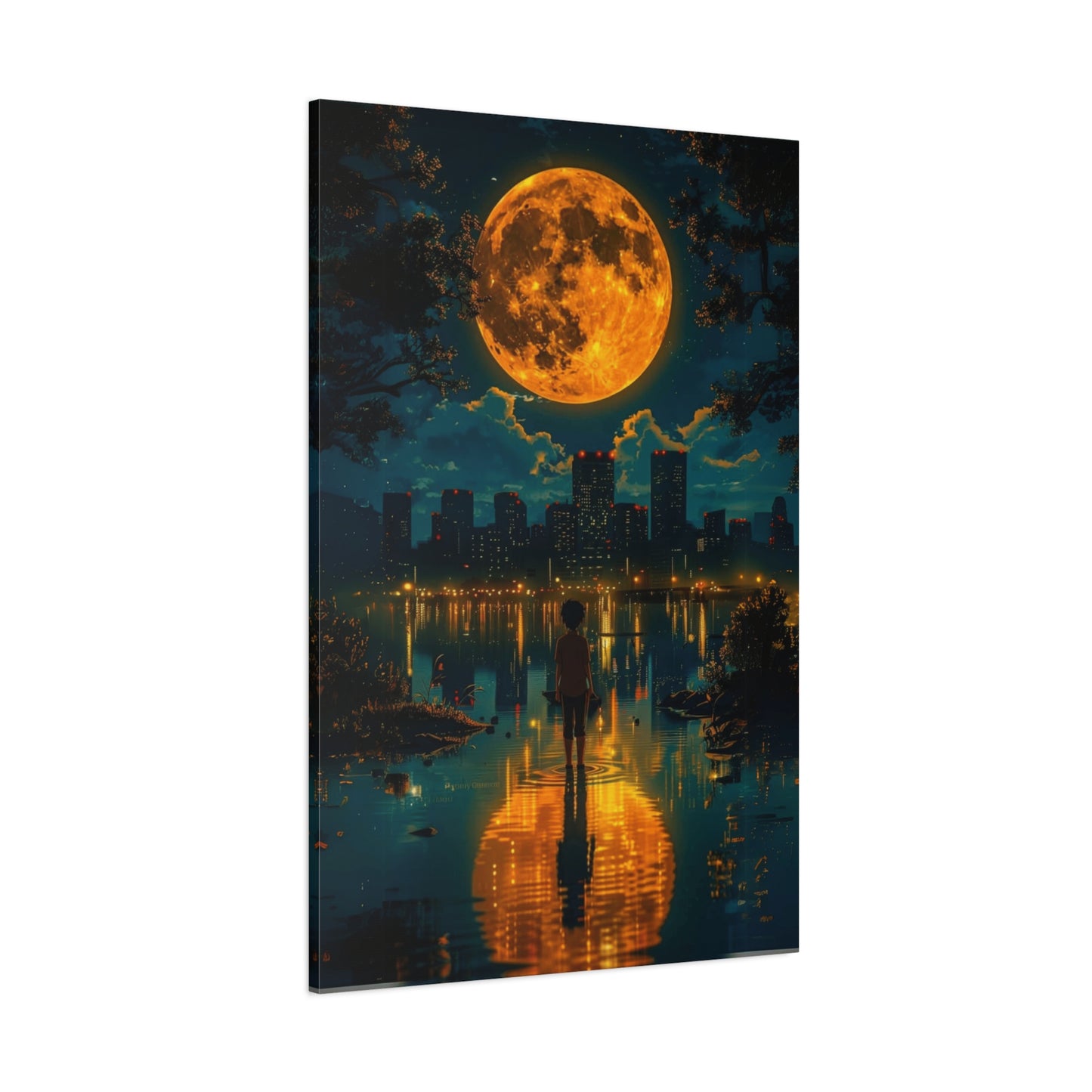 Because words have the power to move you let them live on your wall, Unique Nightscape Decoration, Perfect for Any Occasion