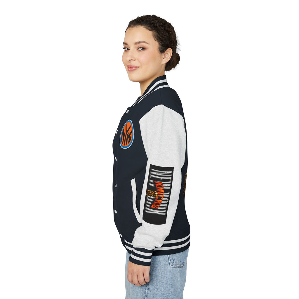 Basketball-Inspired Letterman Jacket — Men's Retro Varsity Sports Jacket Jose AlvarTribute Varsity Jacket