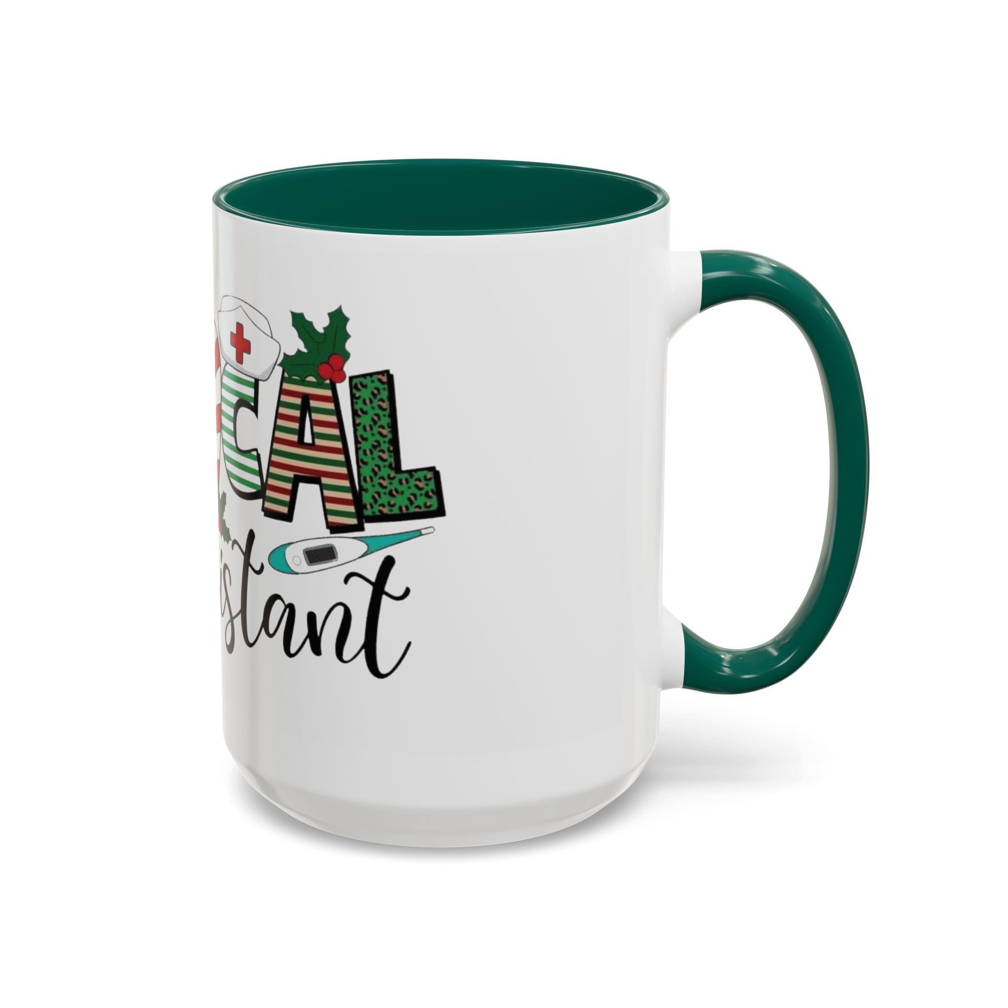 Medical Assistant Christmas Mug — Festive Colorful 11oz/15oz Coffee Cup Medical Christmas Mug