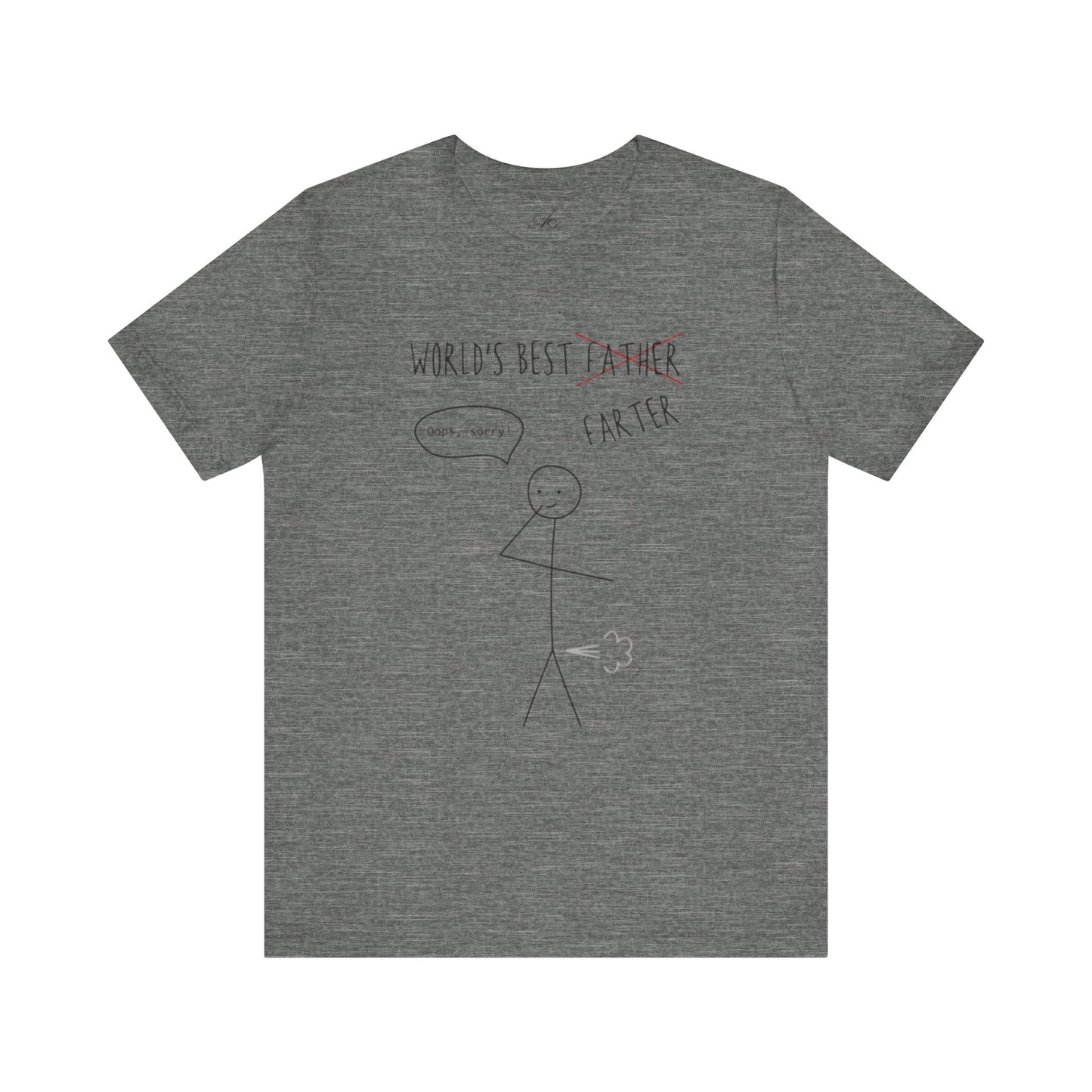 Funny Unisex T-Shirt for Dad, World's Best Farter Tee, Best Dad Ever Shirt, Gift for Father's Day, Dad Humor Apparel