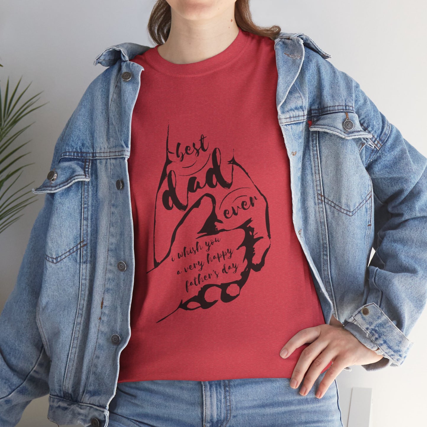 Best Dad Ever T-Shirt | Unisex Heavy Cotton Tee for Father's Day, Gifts for Dads, Cool Dad Apparel, Everyday Wear, Family Celebrations