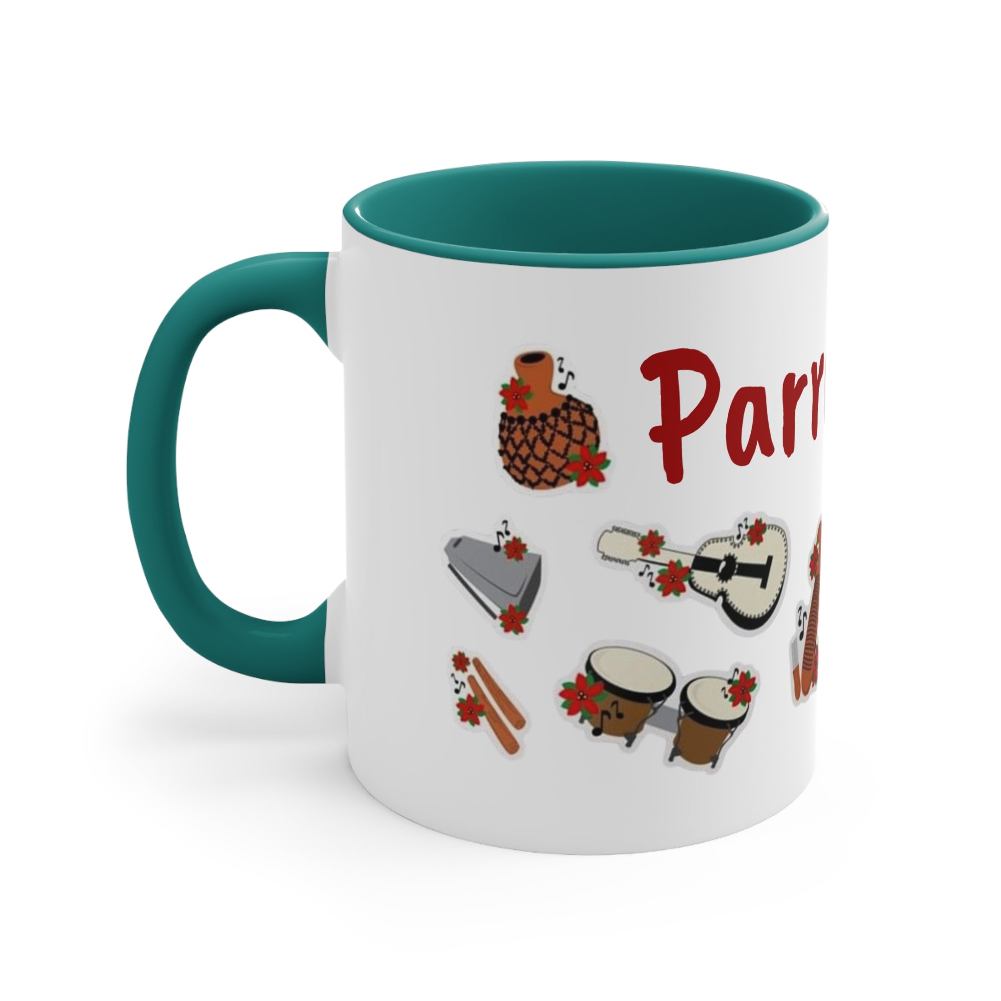 Puerto Rico  Festive Parranda Accent Mug - Perfect for Holiday Cheer