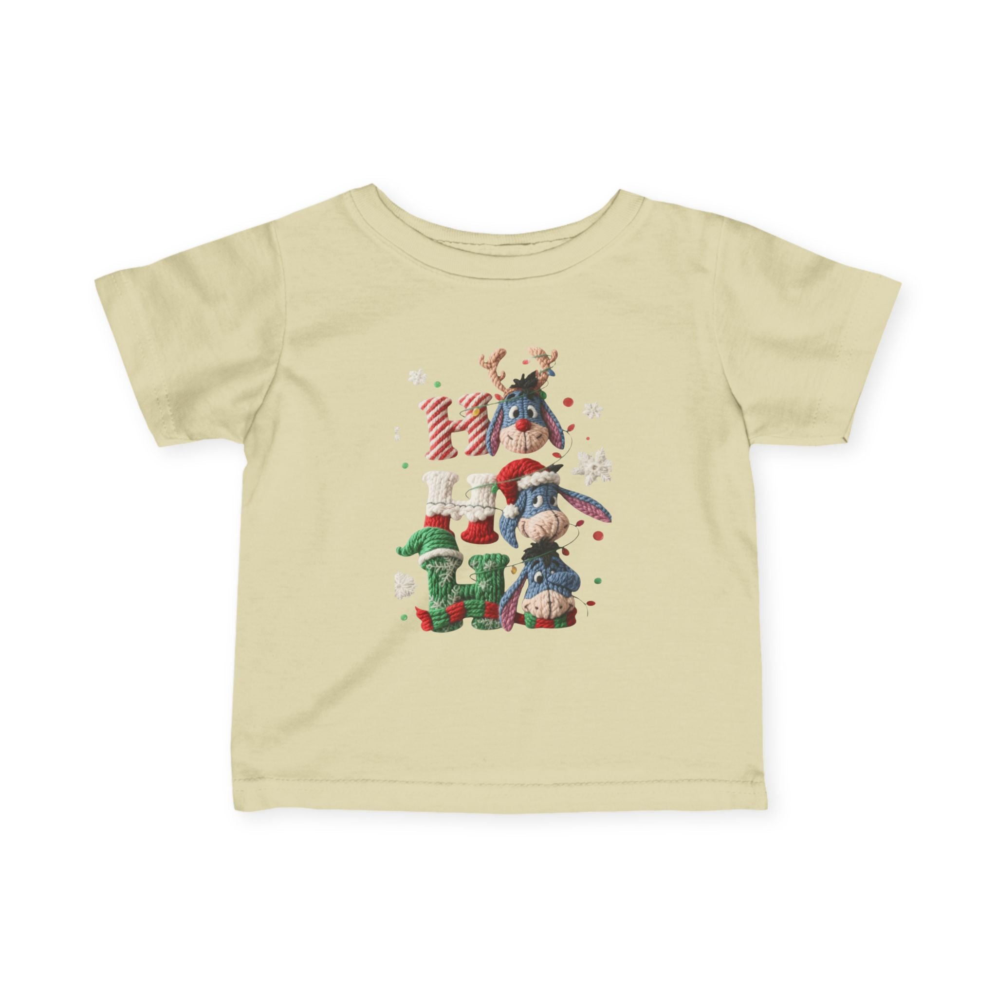 Infant Tee  Cute Holiday Penguins & Polar Bears Christmas Stack
