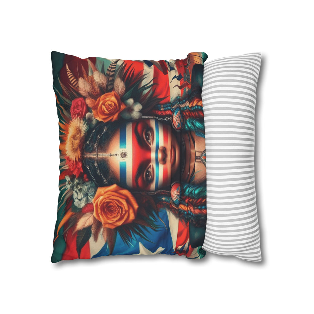 Tribal Goddess Decorative Pillow Puerto Rico Culture Pillow
