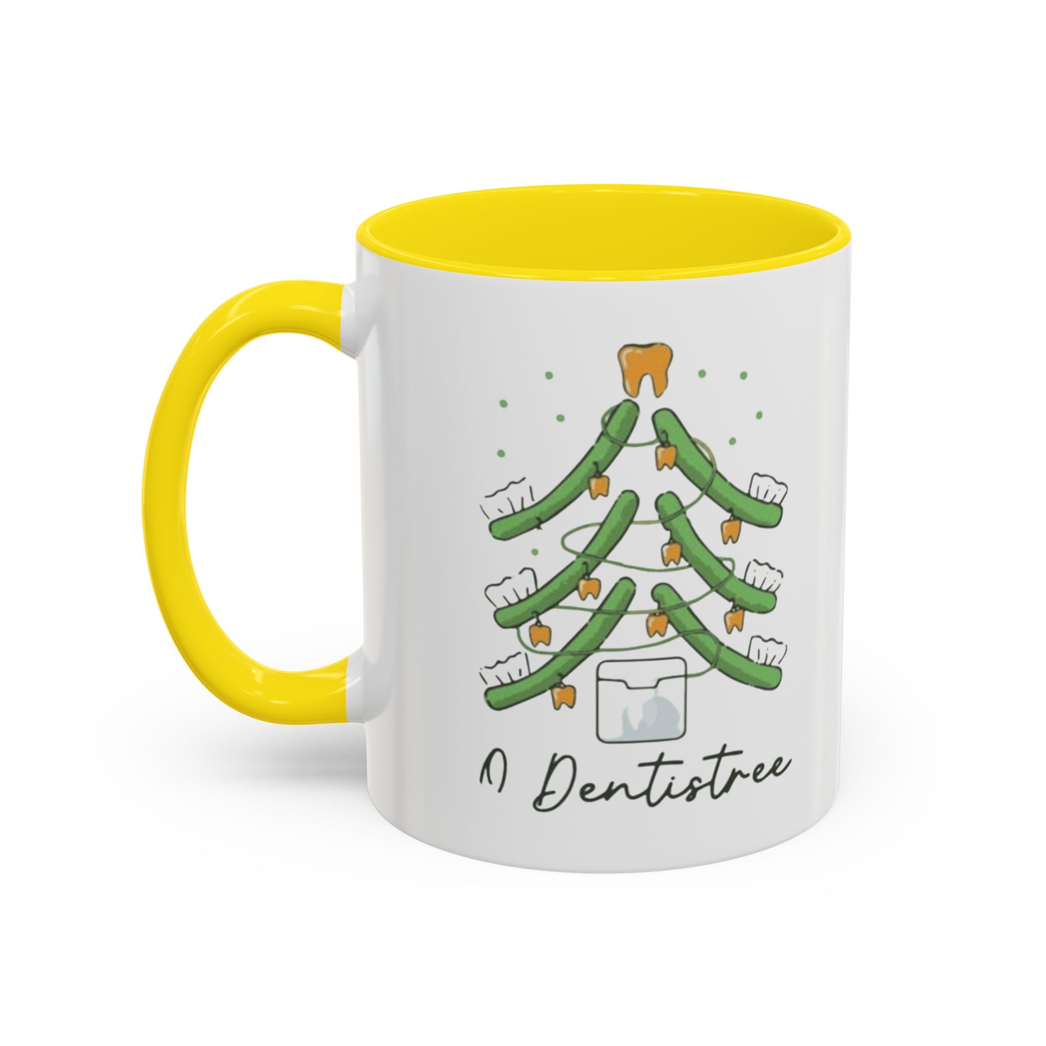 Dentist Christmas Mug - 'A Dentistree' Holiday Coffee Cup (11/15oz)