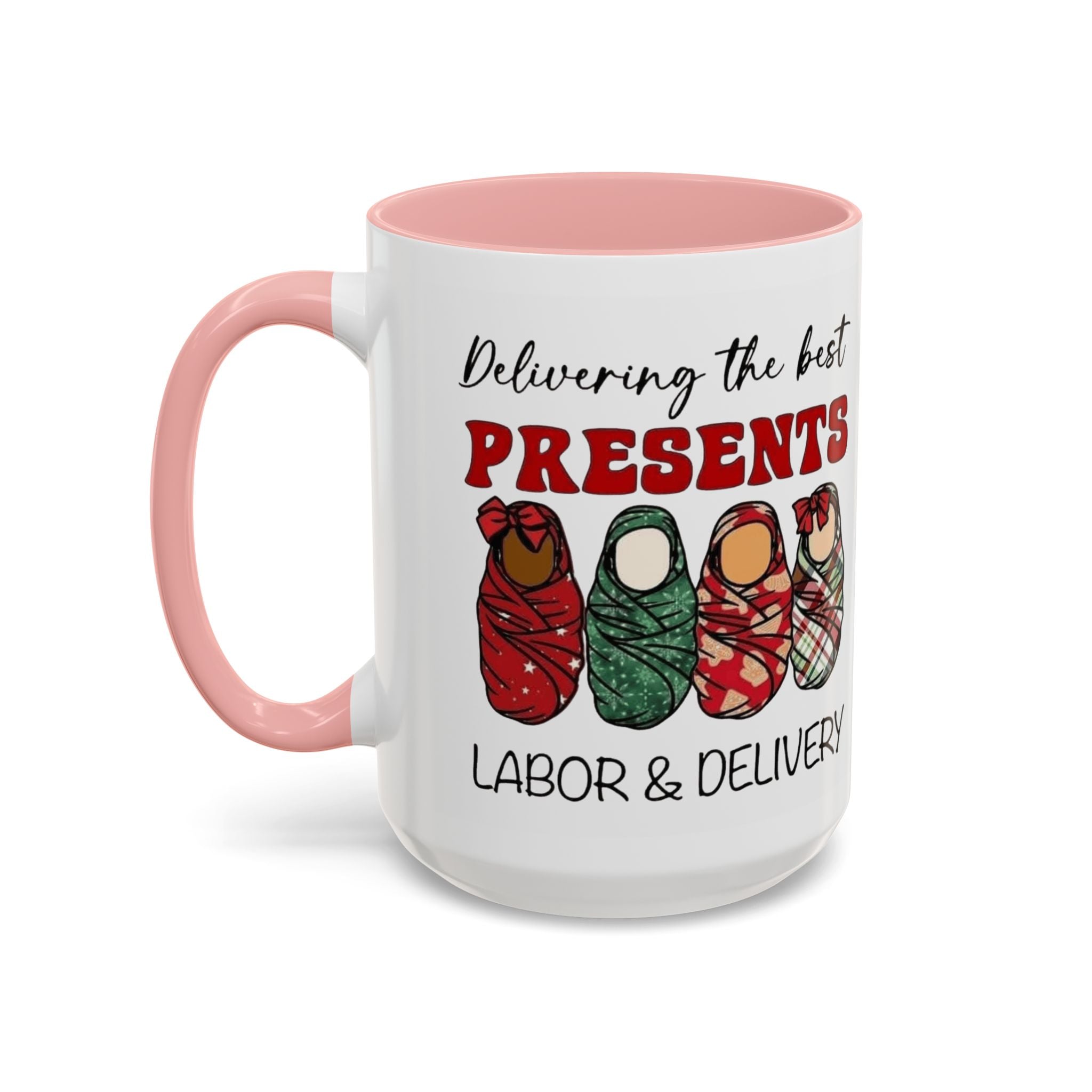 Christmas Presents Delivery Coffee Mug — "Delivering the Best Presents" Accent Mug Medical Christmas Mug,