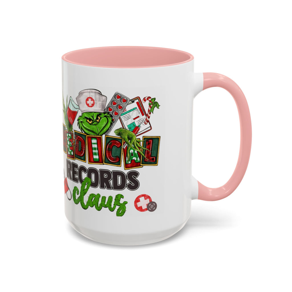 Medical Records Claus Coffee Mug — Funny Holiday Nurse & Medical Staff Gift (11/15oz) Medical Christmas Mug,