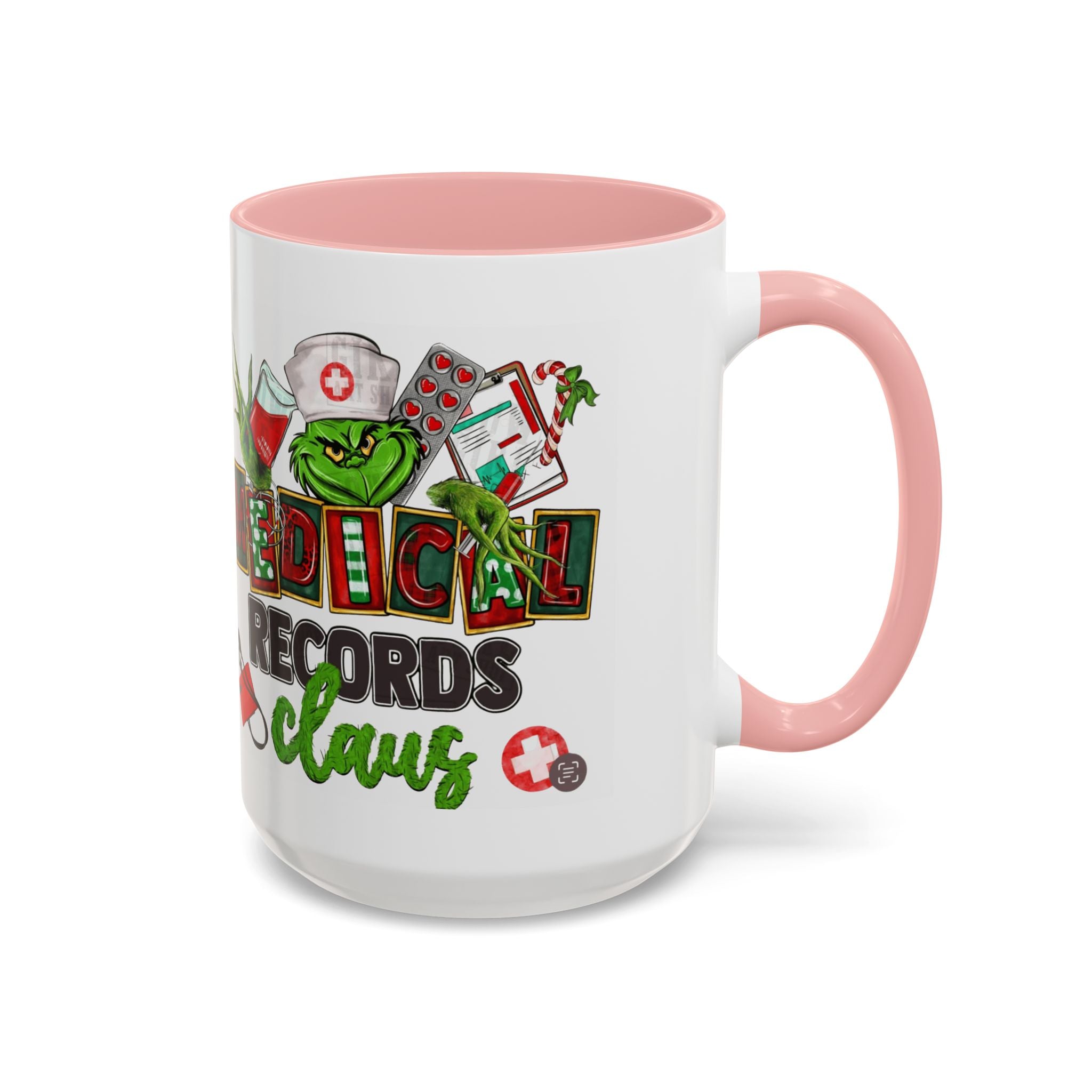 Medical Records Claus Coffee Mug — Funny Holiday Nurse & Medical Staff Gift (11/15oz) Medical Christmas Mug,