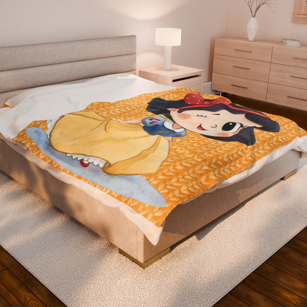 Santa Peeking Velveteen Plush Blanket — Cute Christmas Throw for Kids & Holiday Décor