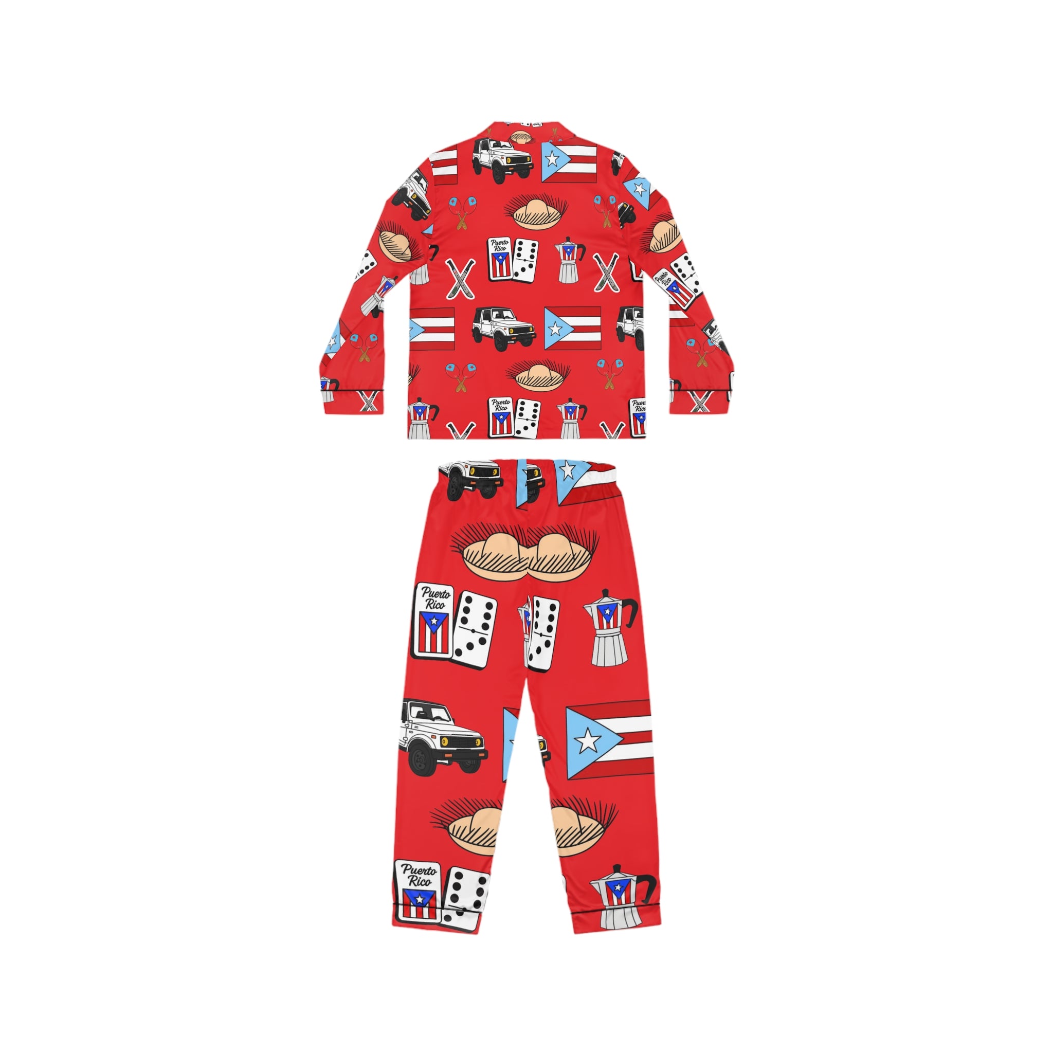 Cozy Puerto Rico Holiday Pajamas | Matching Family Set | Island Christmas Sleepwear