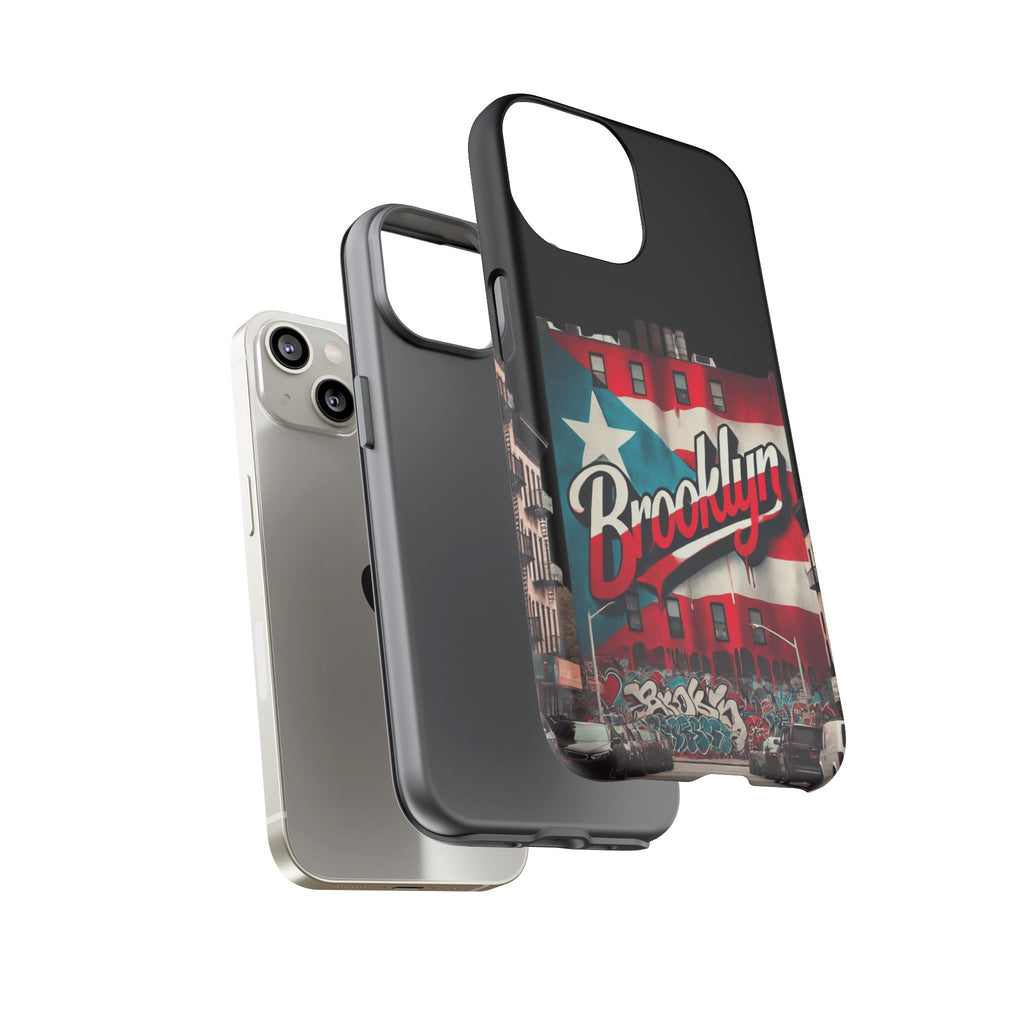 Brooklyn Street Art Phone Case  Urban Graffiti Protective Cover