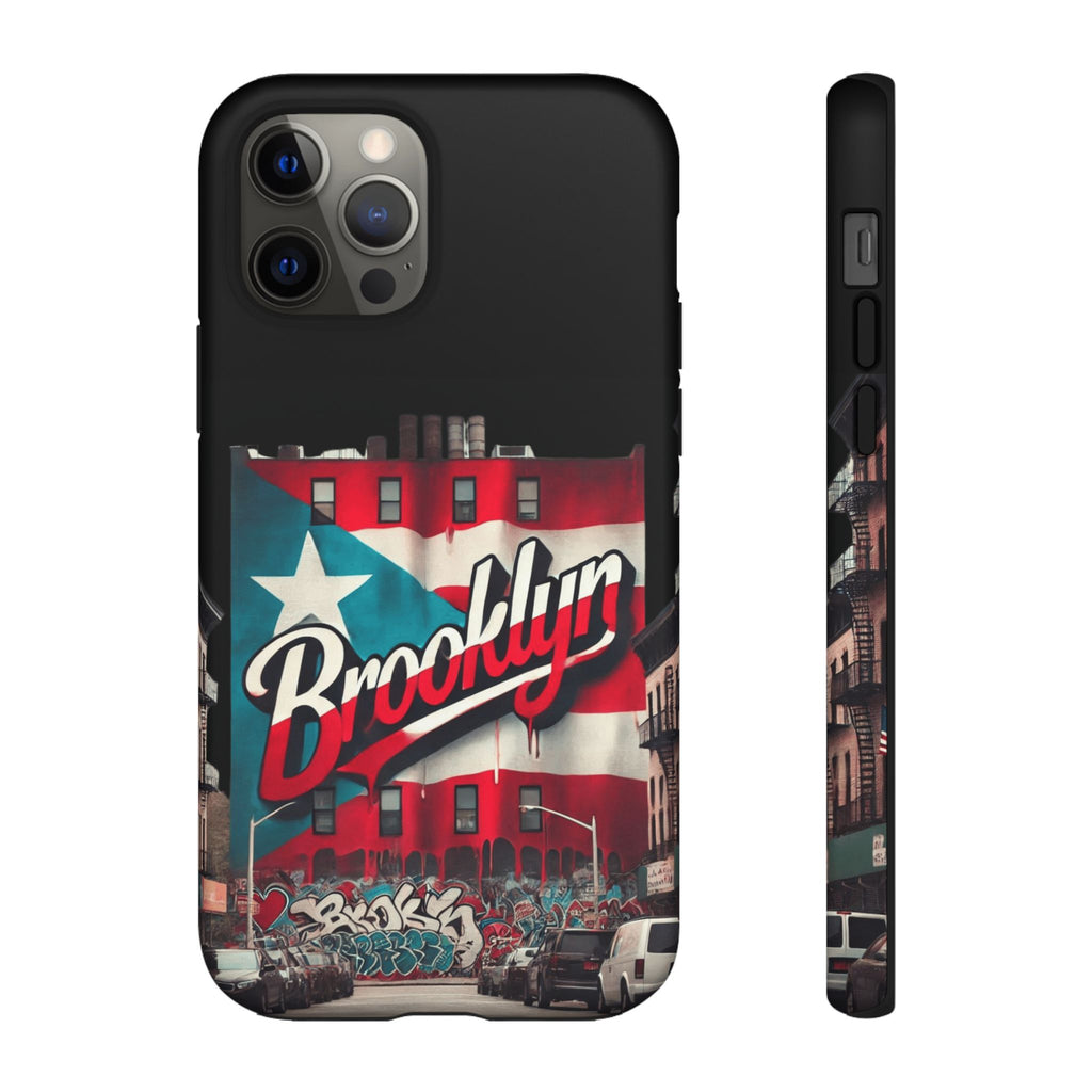 Brooklyn Street Art Phone Case  Urban Graffiti Protective Cover