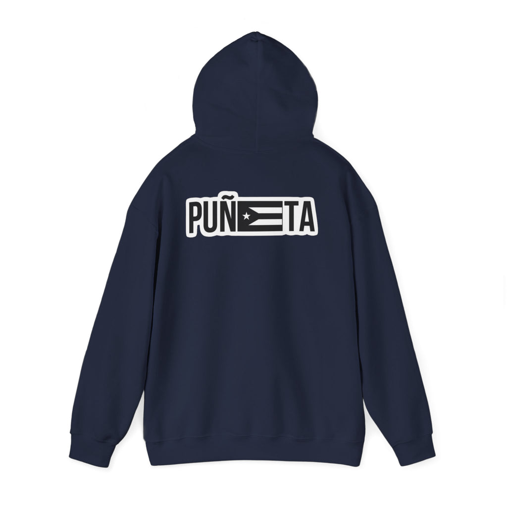 Puerto Rican Pride Hoodie  “No Nos representan” Front & Puñeta Flag Back