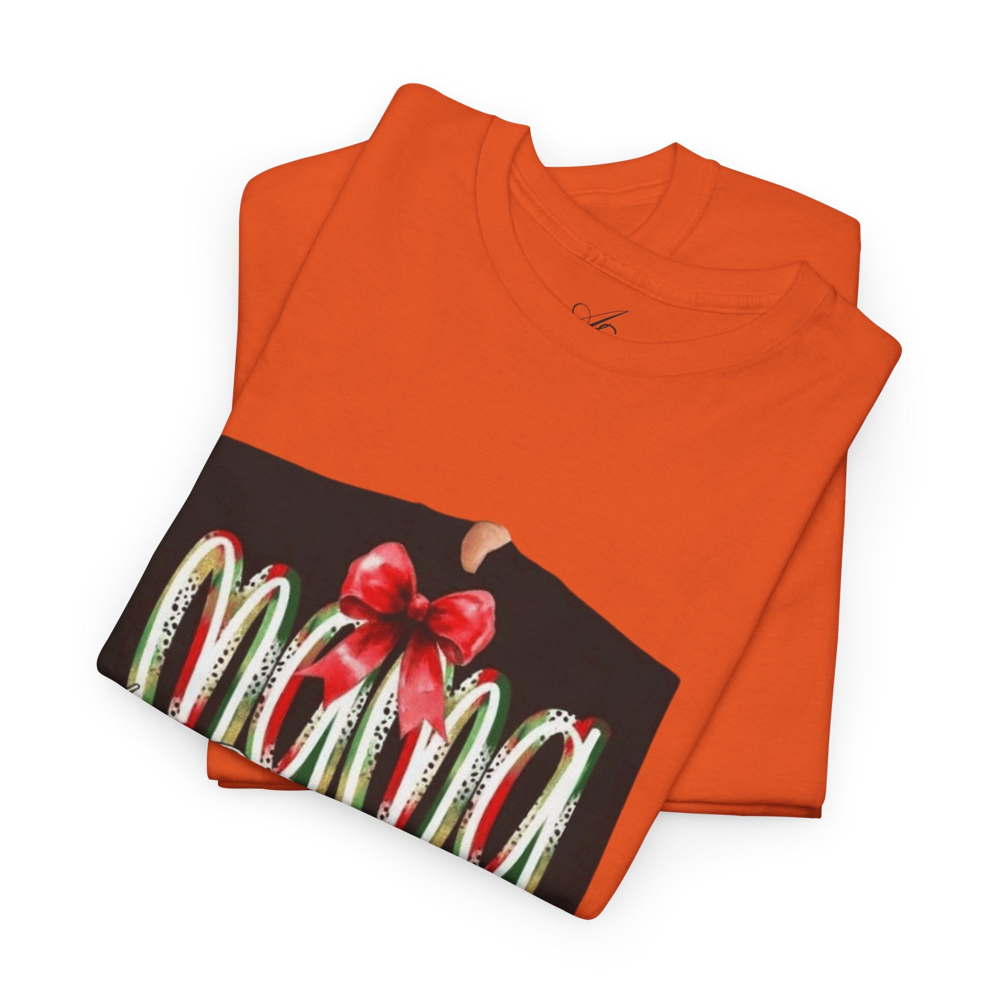 Festive Mama Tee, Cozy Holiday Shirt, Gift for Mom, Christmas T-Shirt, Unisex Cotton Tee
