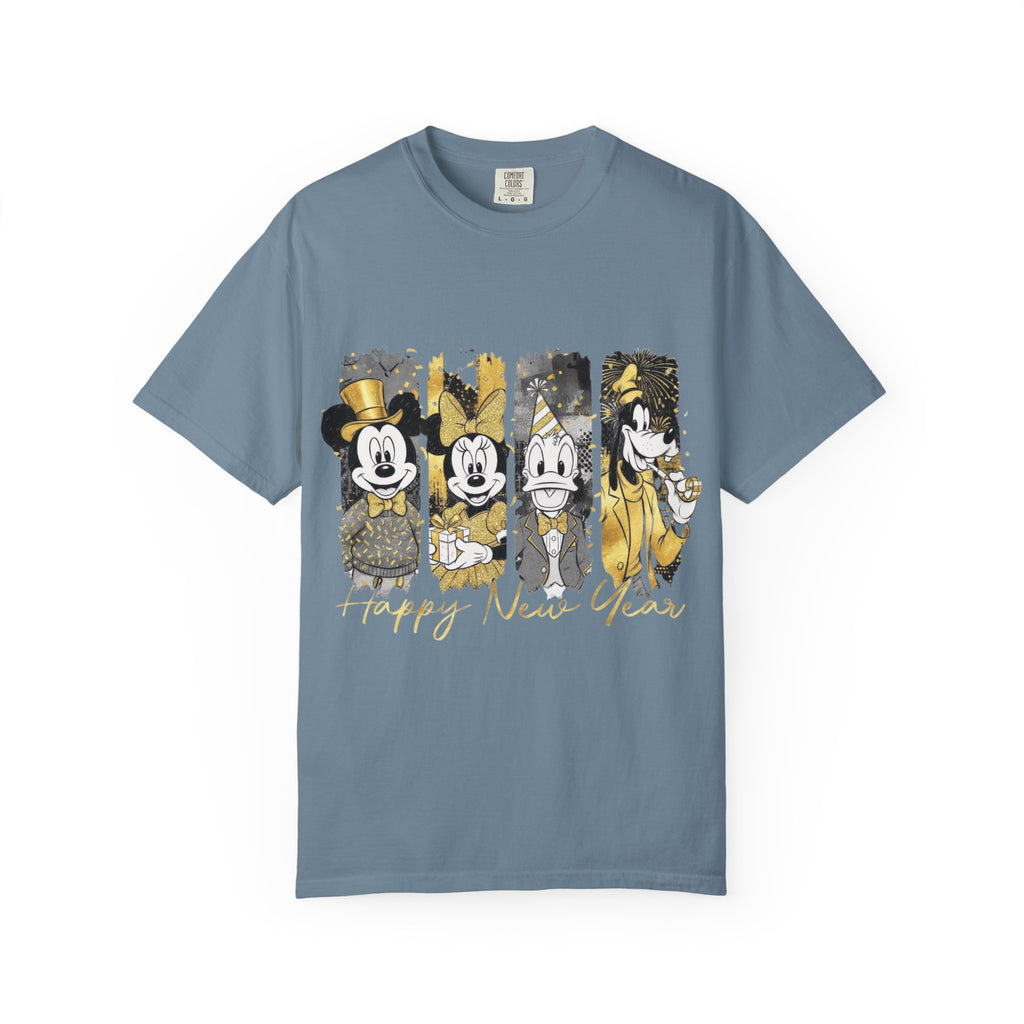New Year Mickey & Friends T-Shirt  'Happy New Year' Graphic Tee
