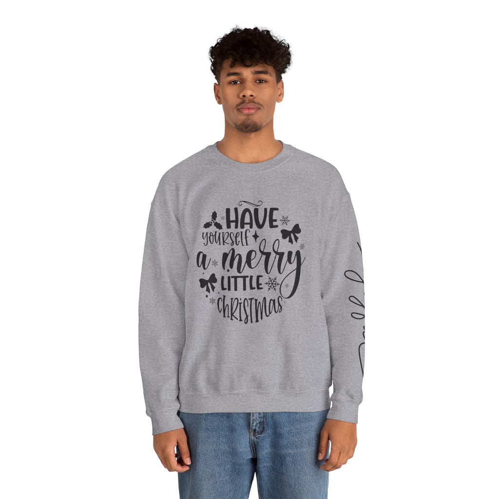 Xmas Shirts & Sweaters | Funny, Cute & Classic Christmas Designs Merry Christmas Crewneck Sweatshirt - Cozy Unisex Holiday Apparel