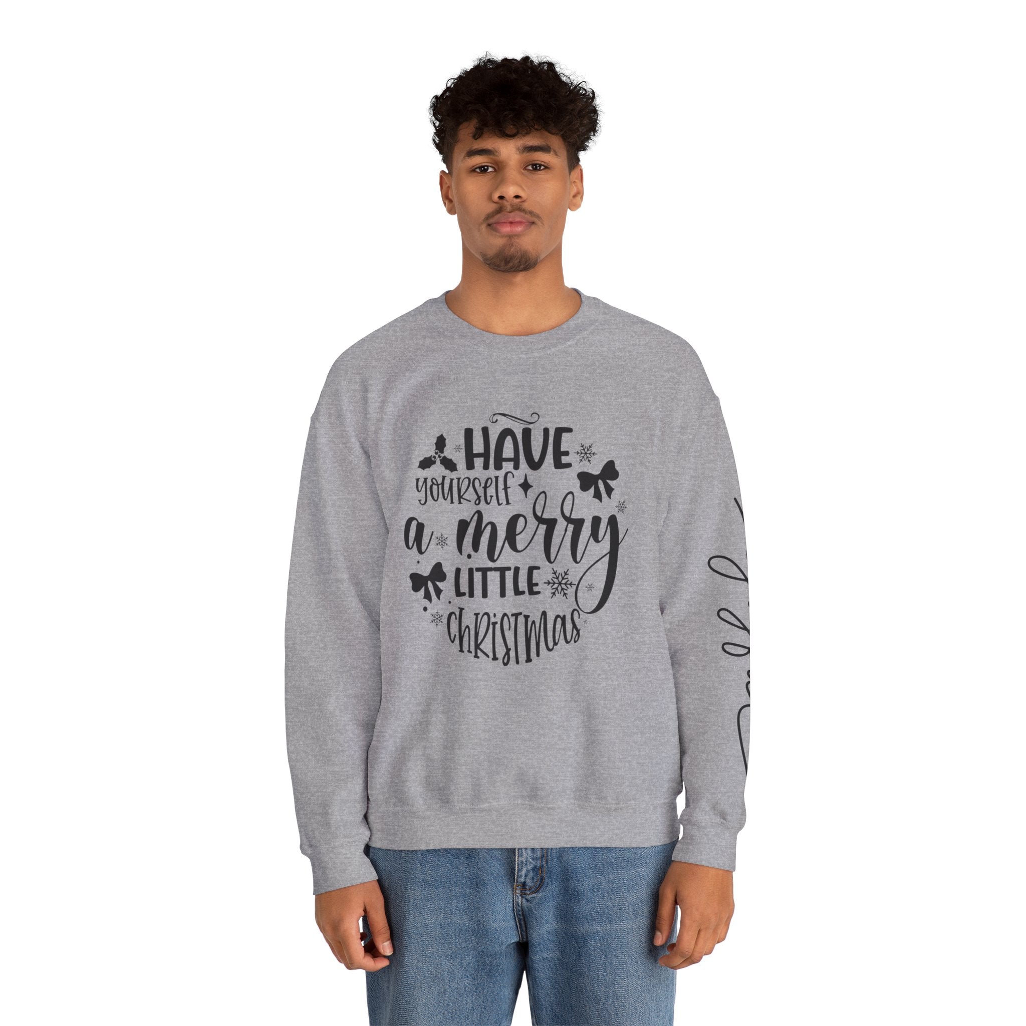 Xmas Shirts & Sweaters | Funny, Cute & Classic Christmas Designs Merry Christmas Crewneck Sweatshirt - Cozy Unisex Holiday Apparel