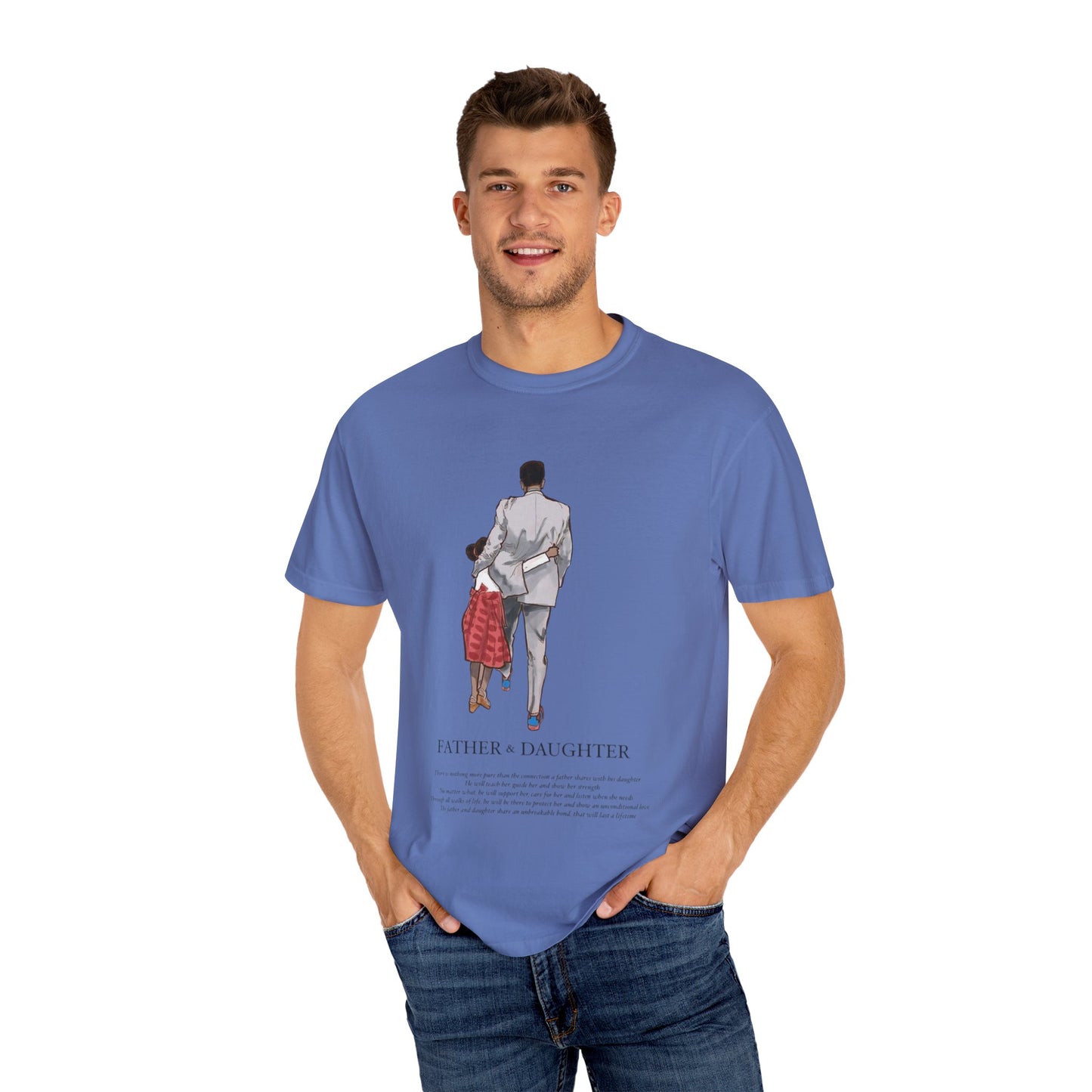 Father & Daughter Unisex T-Shirt, Heartwarming Gift for Dad, Perfect for Father's Day, Family Bonding, Casual Wear