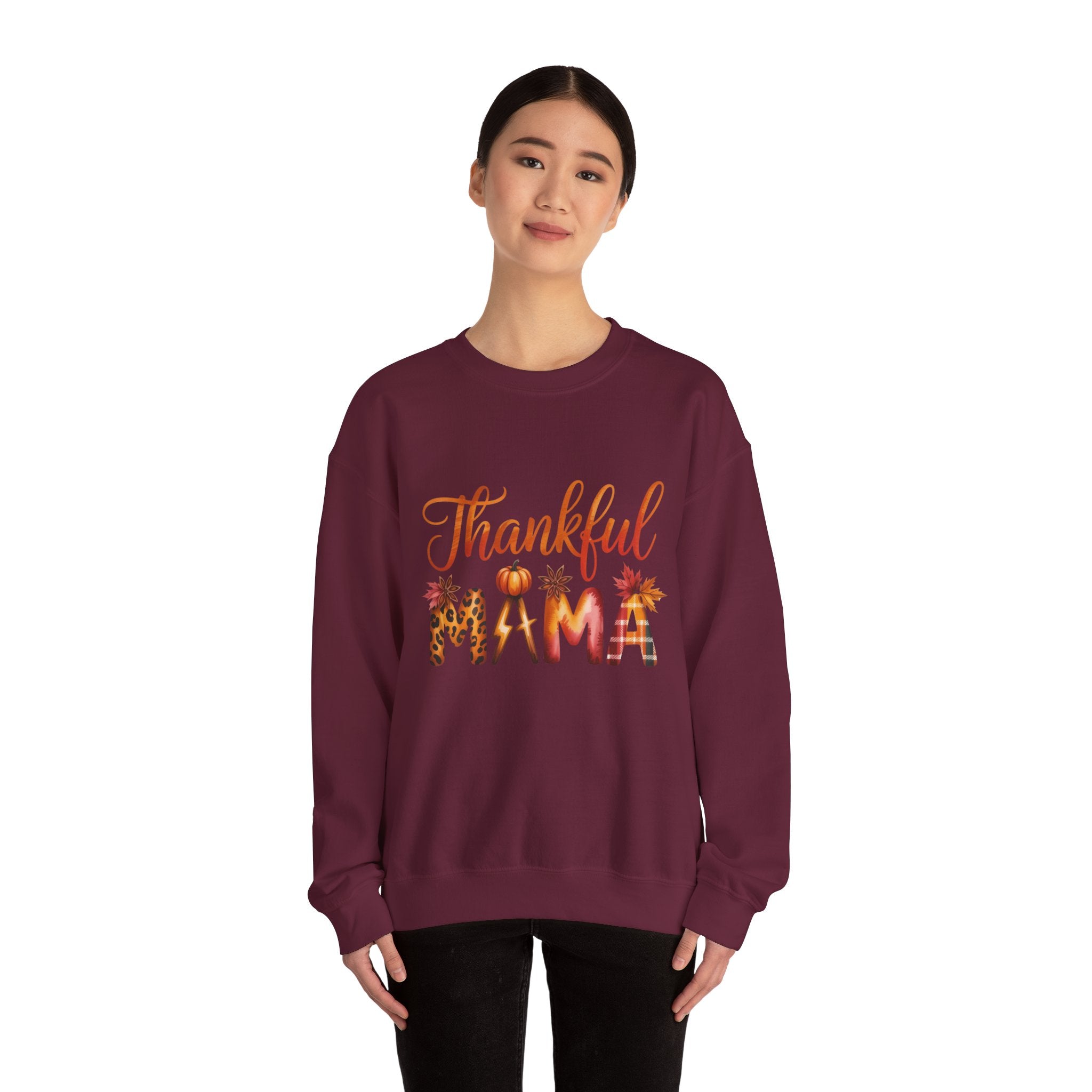 Thankful Mama Sweatshirt Fall T-Shirts and Sweatshirts Collection