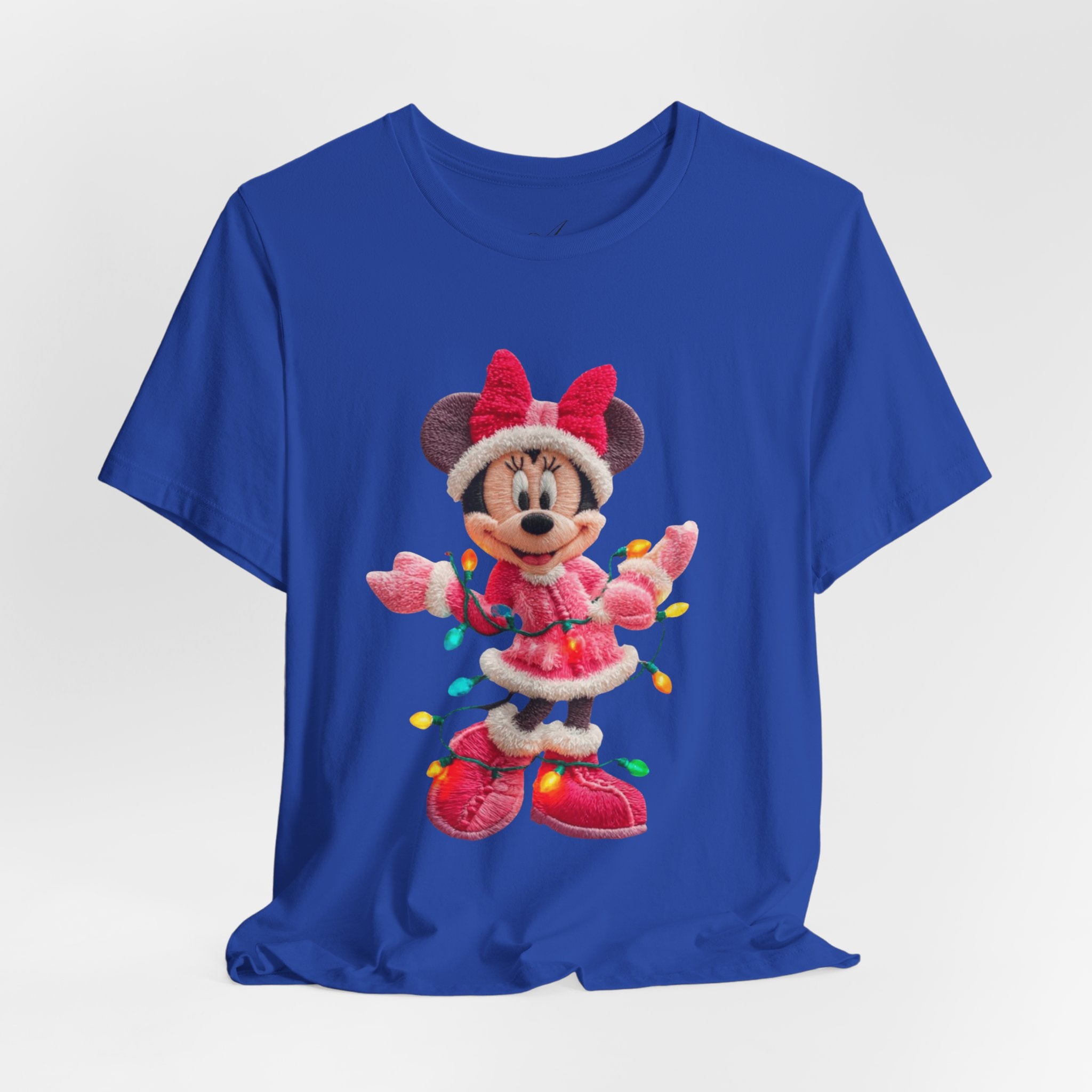 Minnie Mouse Holiday Lights T-Shirt Festive Holiday Designs
