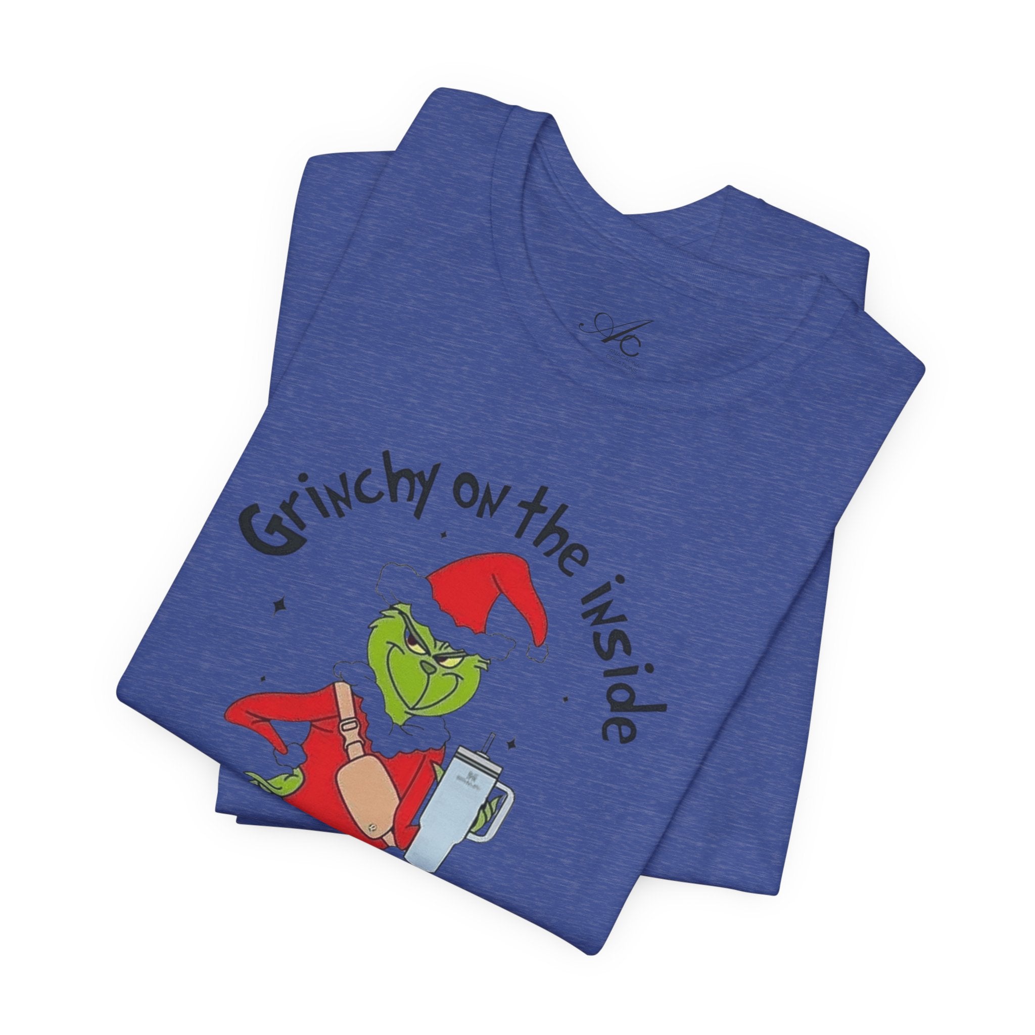 Grinch-Inspired Holiday Tee: 'Grinchy on the Inside, Boogie on the Outside'