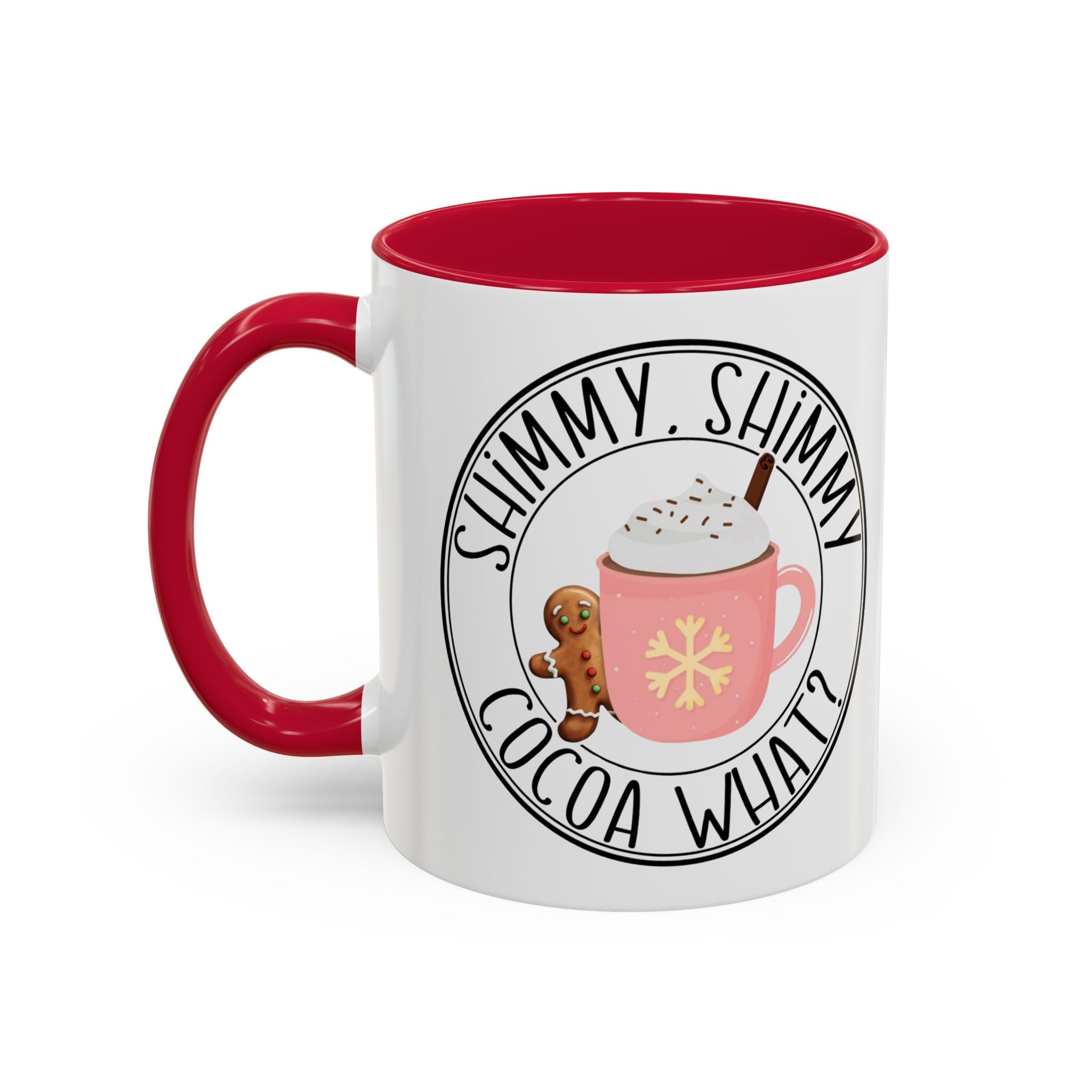 Cute Cocoa Mugs with Gingerbread Design Perfect for Winter Holiday CheerBeverage Cup Christmas Design