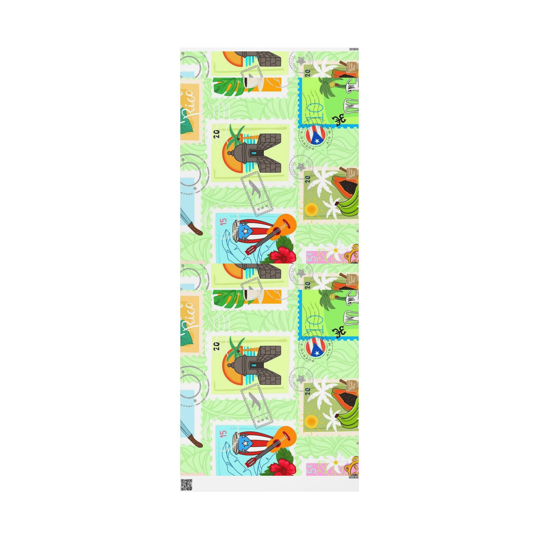 Puerto Rico Wrapping Paper Cultural Gift Wrap | Boricua Heritage Design | Holiday & Celebration Gift Packaging
