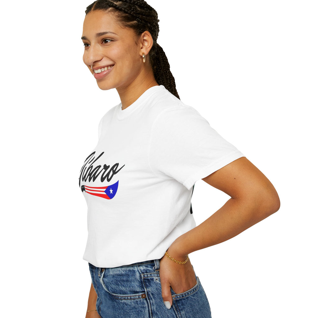 T-Shirt  "Jíbaro" Puerto Rican Heritage Tee (Back Machete  Sombrero de Paja Design) Puerto Rico’s Navidades