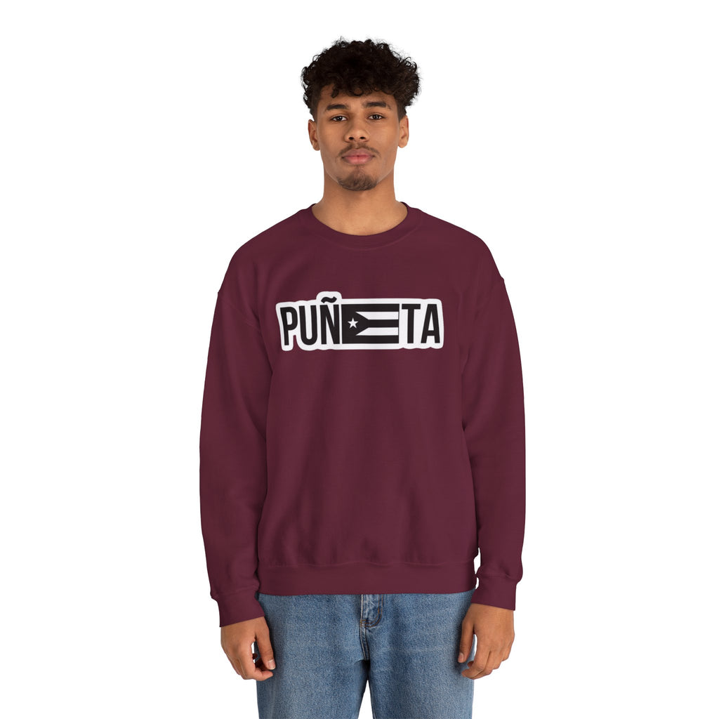 Puñeta Sweatshirt  Puerto Rican Flag Graphic Crewneck