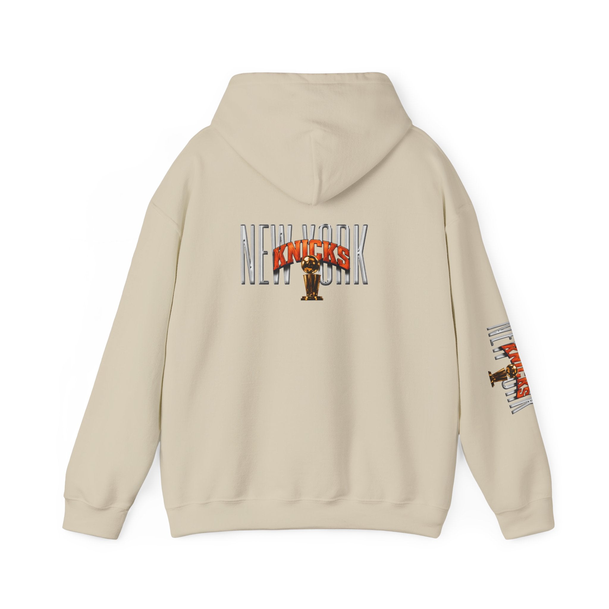 NY-K Retro Player Collage Hoodie — Basketball Fan Sweatshirt