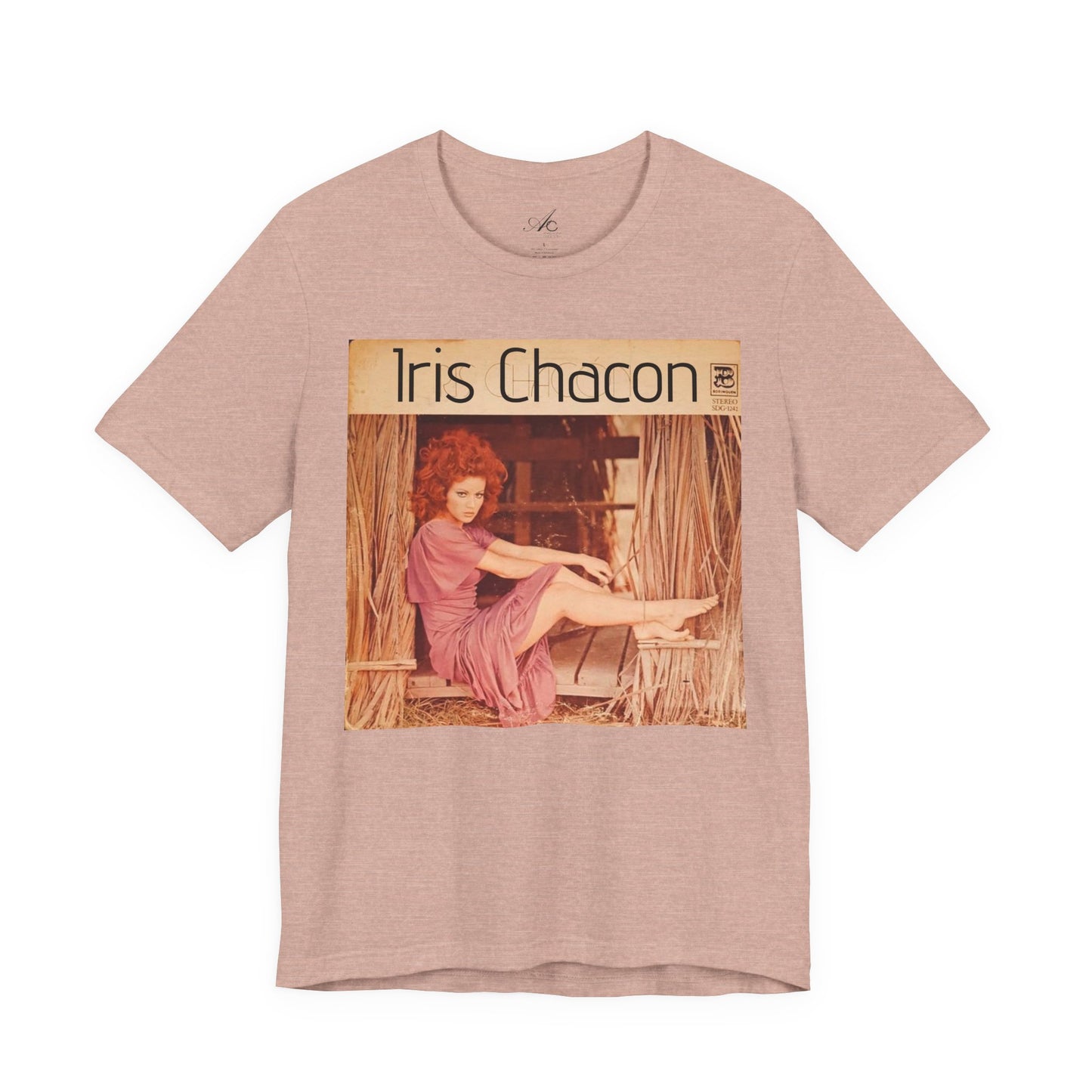 Retro Iris Chacon Unisex Tee, Vintage Music Shirt, Bohemian T-Shirt, Gift for Her, 90s Style Top