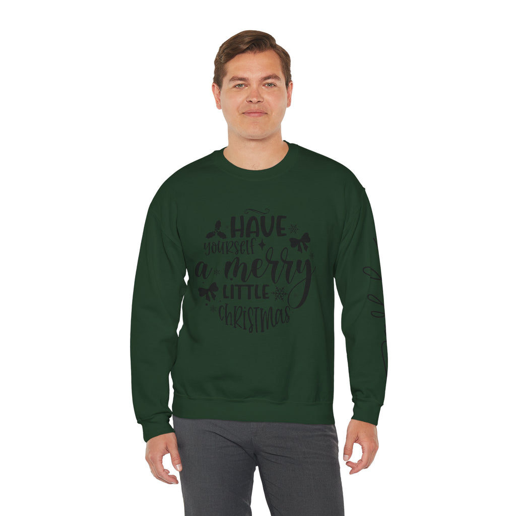Xmas Shirts & Sweaters | Funny, Cute & Classic Christmas Designs Merry Christmas Crewneck Sweatshirt - Cozy Unisex Holiday Apparel
