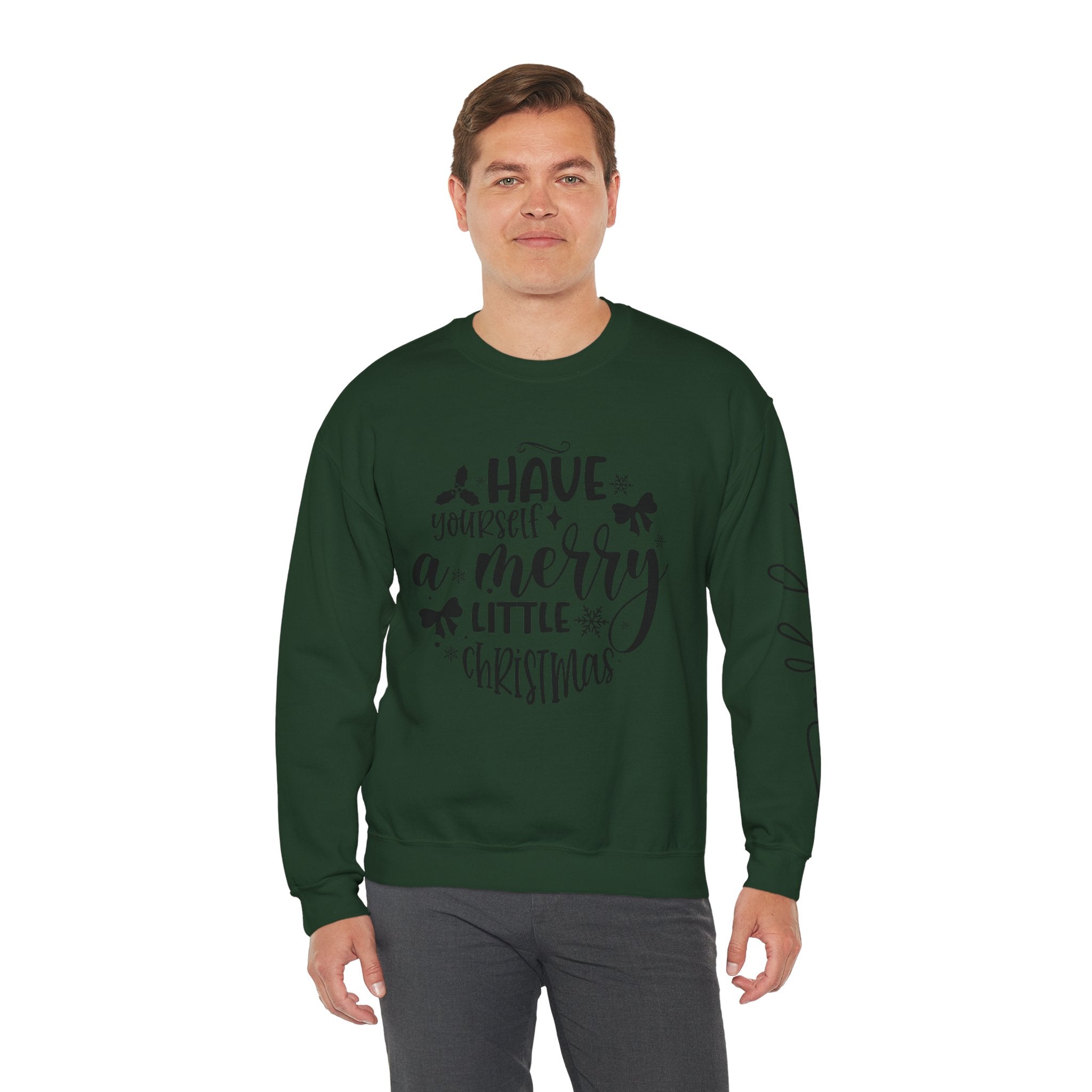 Xmas Shirts & Sweaters | Funny, Cute & Classic Christmas Designs Merry Christmas Crewneck Sweatshirt - Cozy Unisex Holiday Apparel