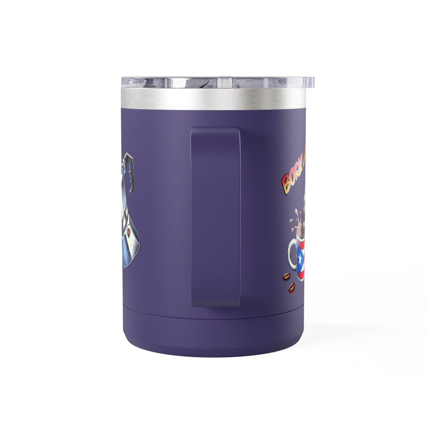 Puerto Rican Coffee Mug Tumbler, 15oz | Great Gift for Coffee Lovers, Unique Kitchen Decor, Perfect for Birthdays & Holidays