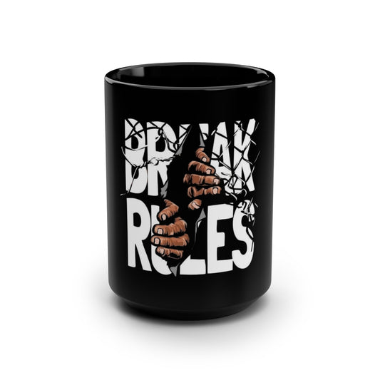 ✨ Perfect for yourself or as a meaningful gift for someone who needs a little reminder that they’re enough. Motivational Drinkware, Unique Home Decor, Print on Demand, Break the Rules
