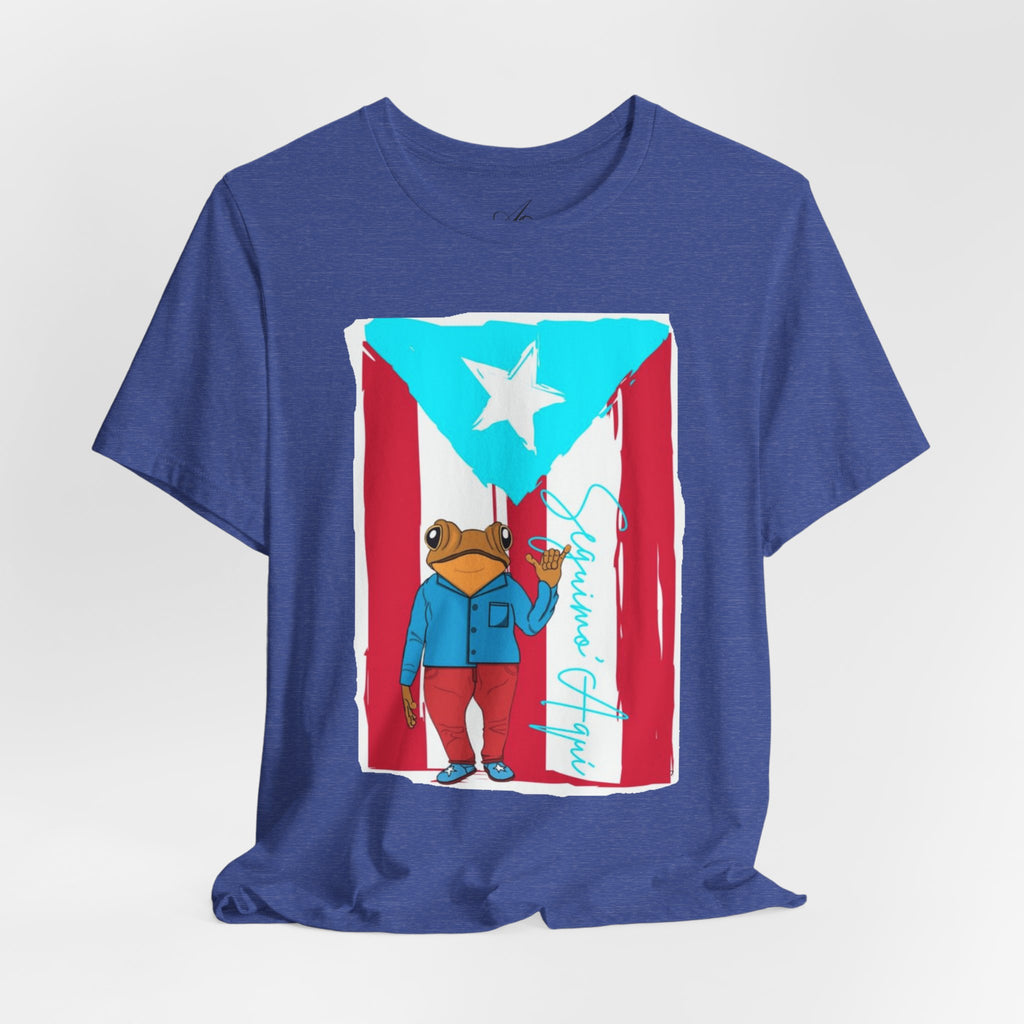 Puerto Rican Coqui Flag T‑Shirt  Boricua Pride Tee