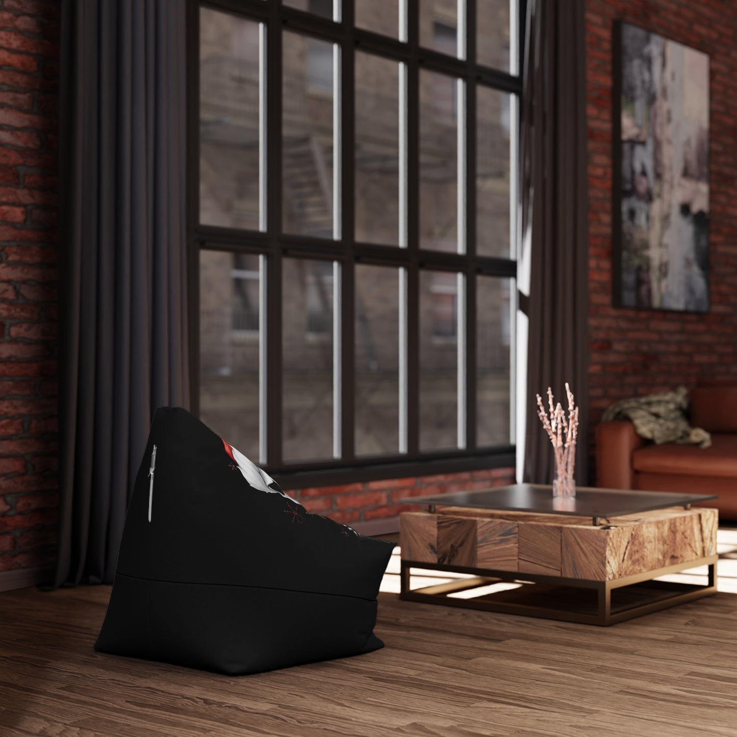 Grinch x Jack Skellington Holiday Bean Bag Cover — "Six Seven" Christmas Lounge Chair