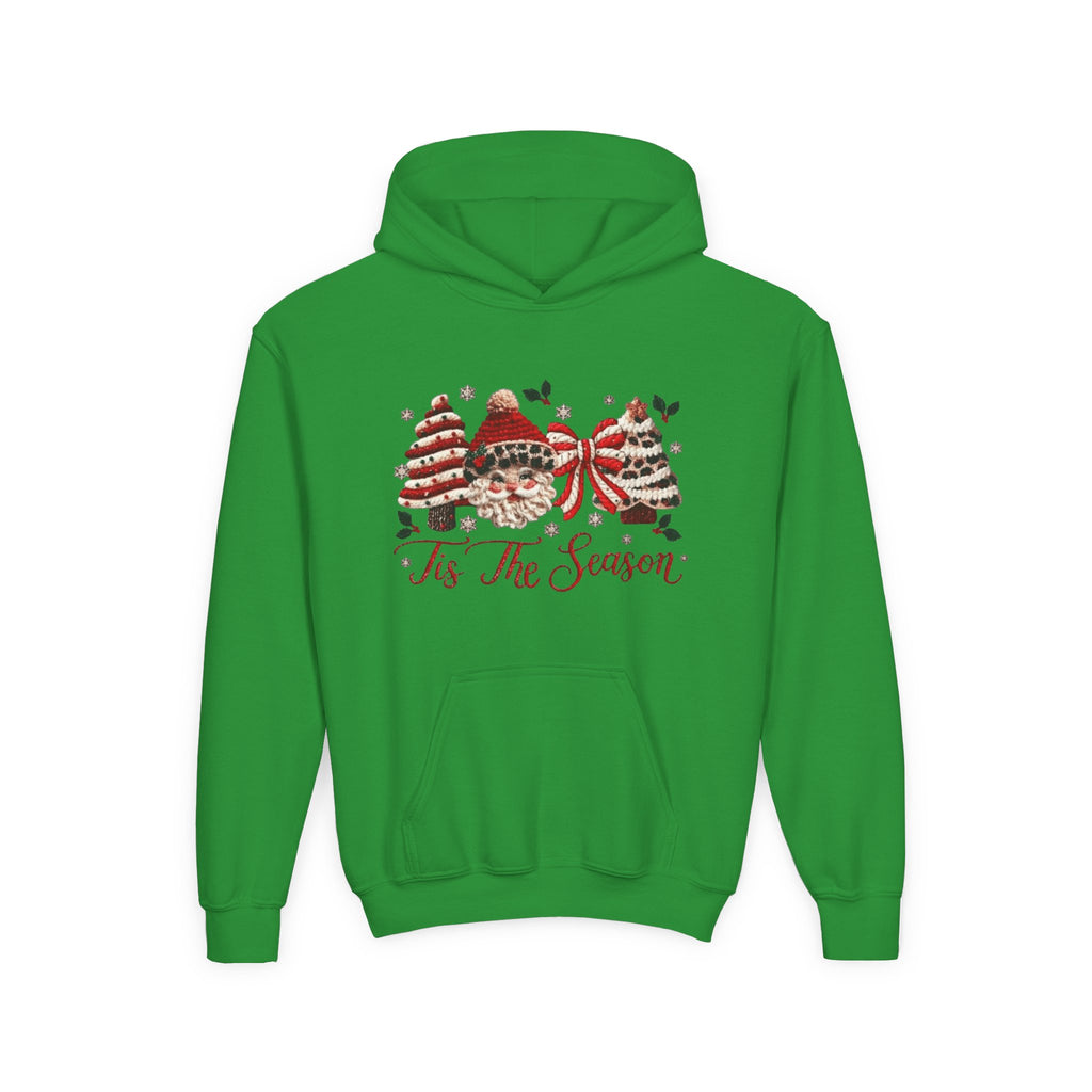 Youth Hoodie  Grinch Christmas Scene with 'Maybe Christmas' Quote
