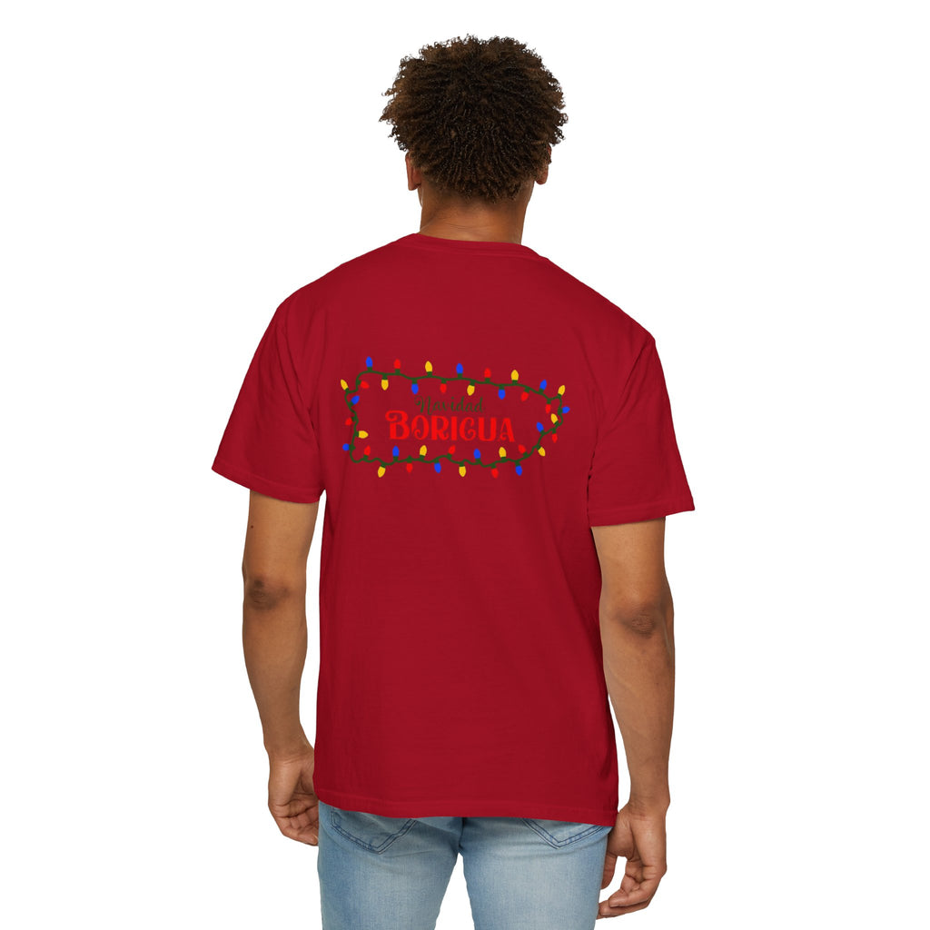 Medalla Light Beer T-Shirt  Navidad Boricua Holiday Tee Puerto Rico’s Navidades