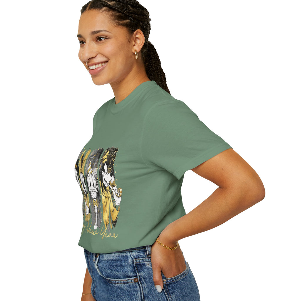 New Year Mickey & Friends T-Shirt  'Happy New Year' Graphic Tee