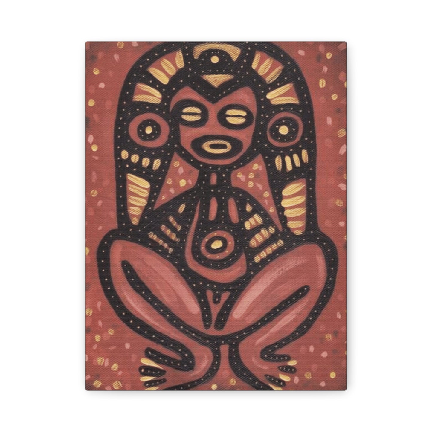 PUERTO RICO Culture Indians Inspired Print, Modern Tribal Artwork