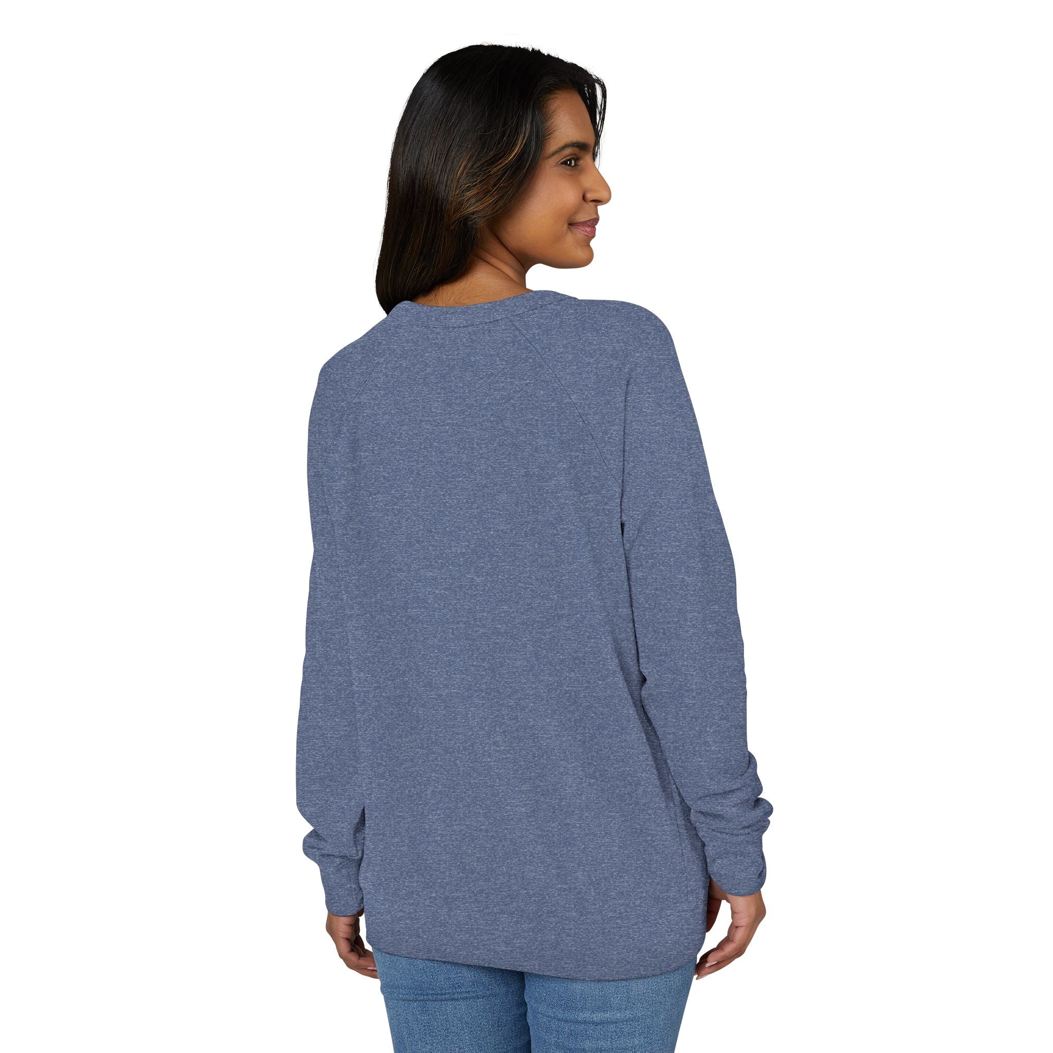 Motherhood Crewneck Sweatshirt  'Blessed with the Chaos' Raglan Pullover for Moms